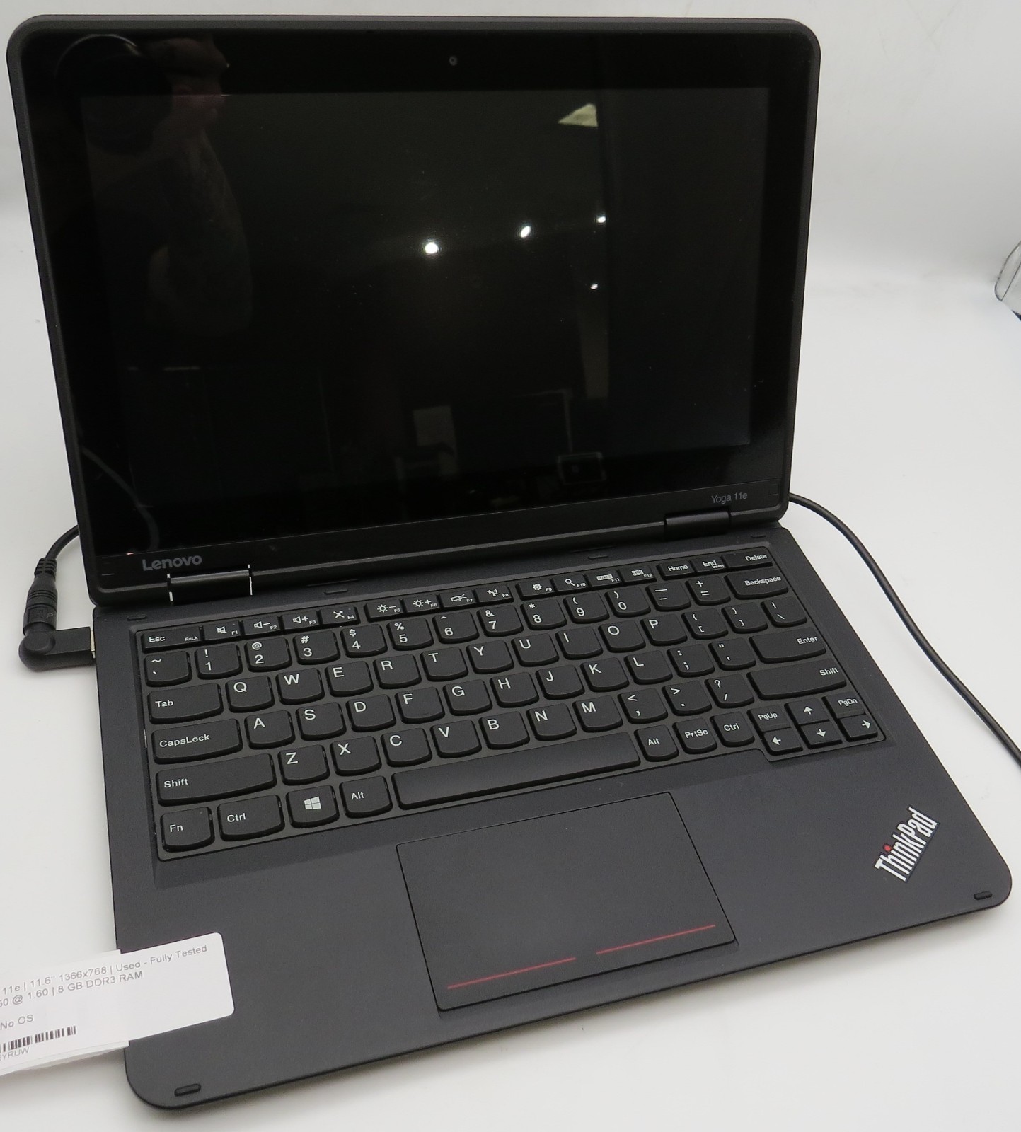 Lenovo Yoga 11e-11.6″-Celeron-N3150@1.6GHz-8GB DDR3 RAM-NO STORAGE-NO OS
