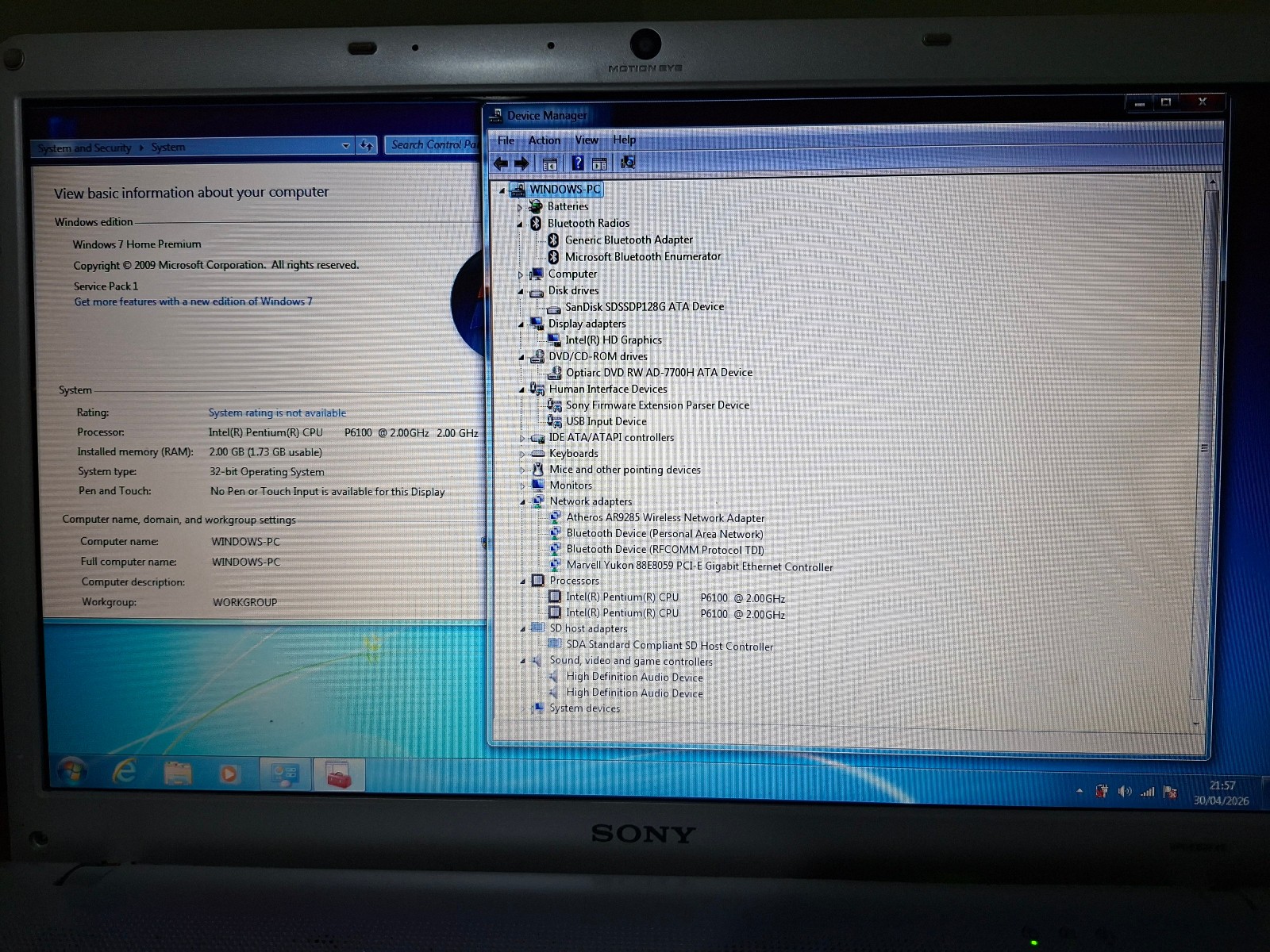 Sony Vaio VPCEB3F4EPCG-71311M & VPCEE3JOEPCG-61611M Laptops 15.6″ Mass Effect