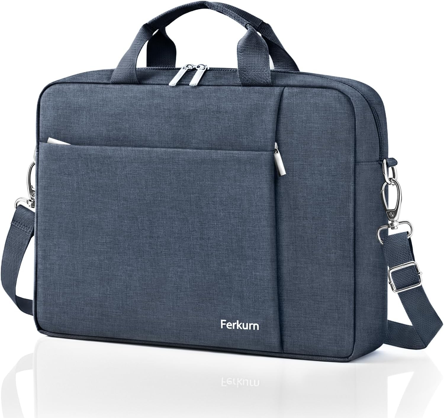 Grey Laptop Bag Case for 15.6 16 Inch Computers, Fits MacBook Pro M5 & More