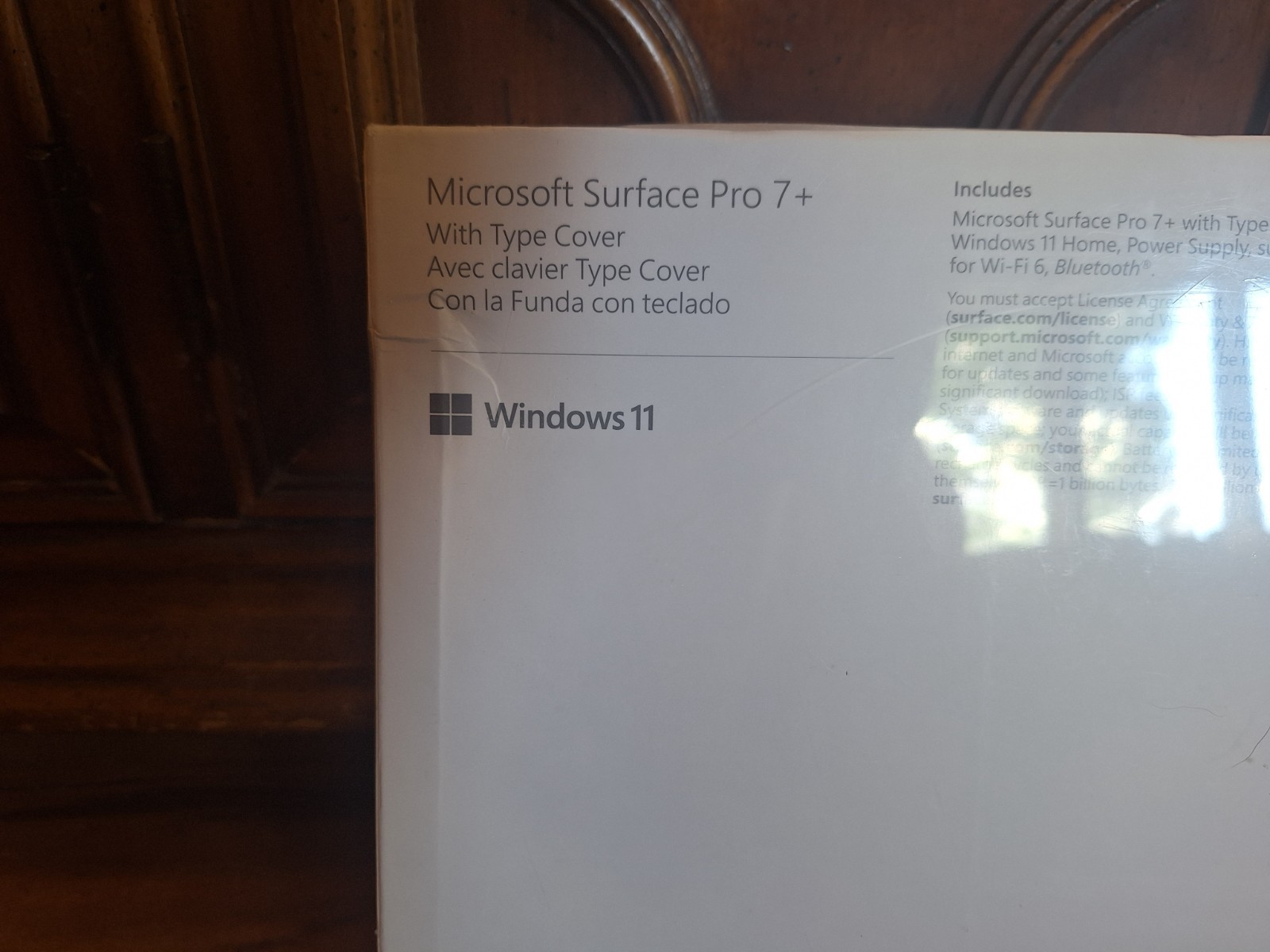 Microsoft Surface Pro 7+ i5 11th 256GB SSD 16GB Windows 11, Platinum +Type Cover