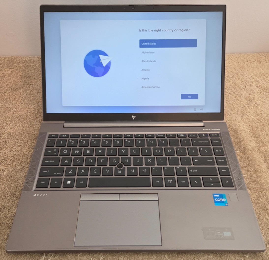 HP ZBook Firefly G7 14″ Laptop i5-1135G7 16GB RAM 128GB SSD Windows 11