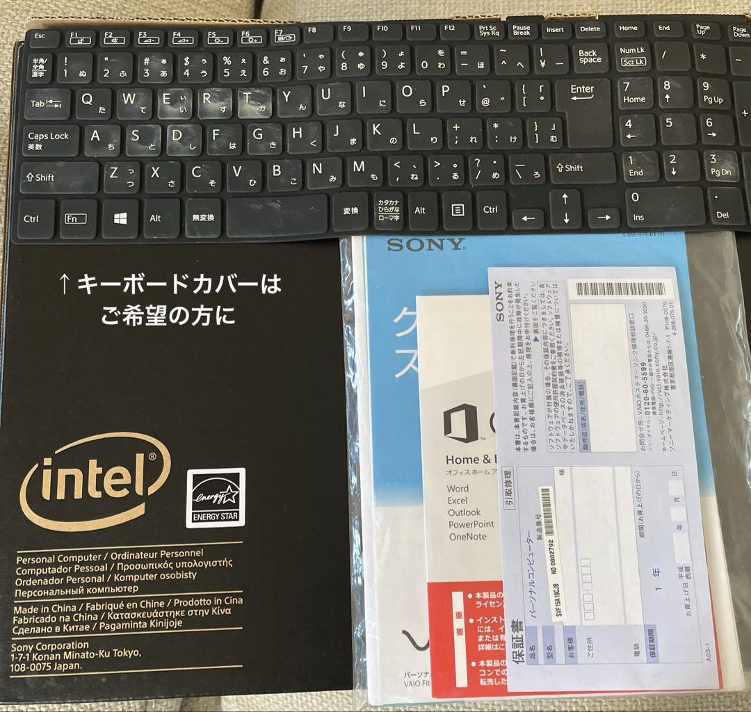 SONY VAIO Fit15 SVF15A19CJB Core i7 3537U 8GB 128GB(SSD) Win10 Home