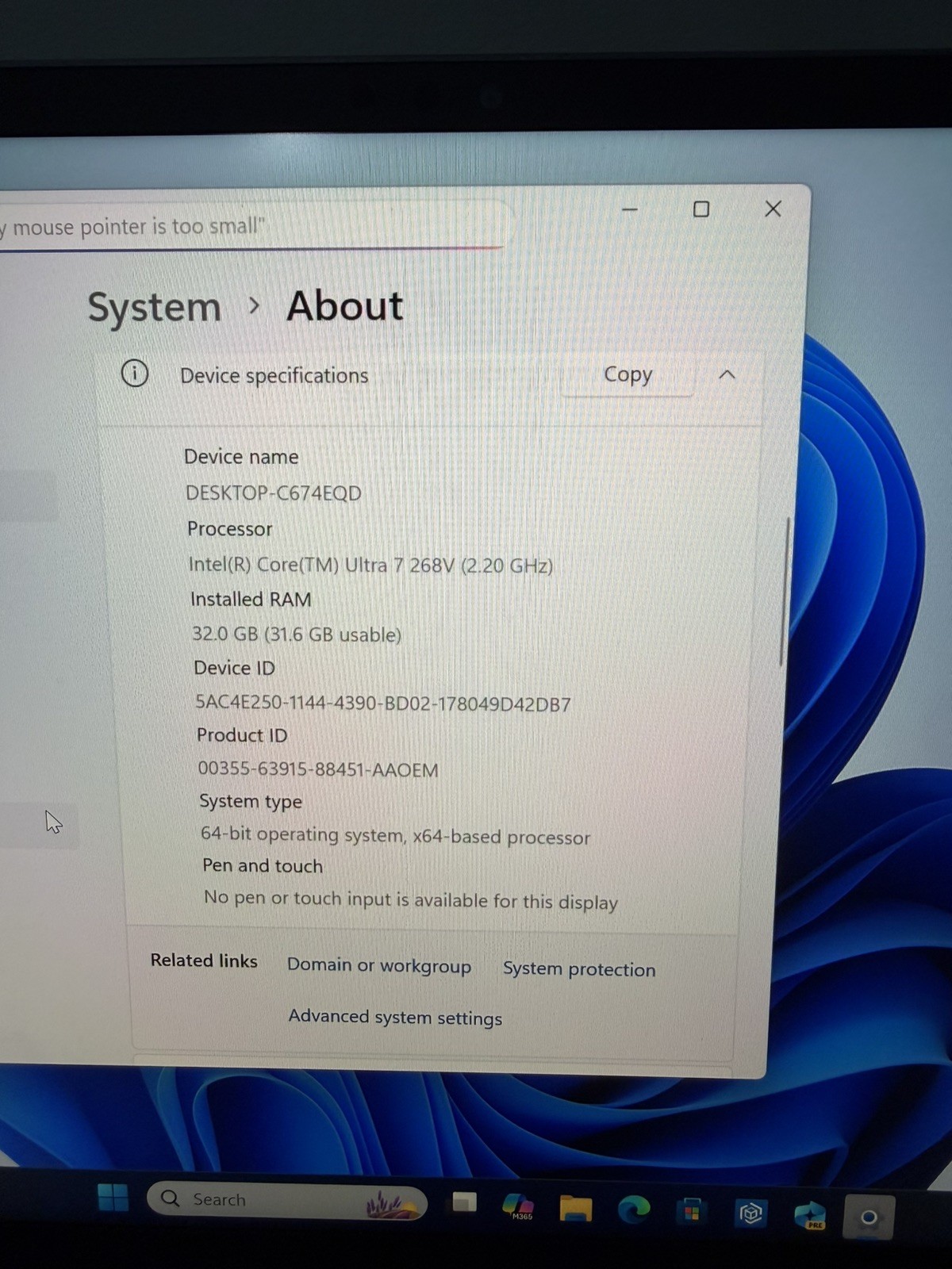 Dell Pro 14 Premium PA14250 Laptop Intel Core Ultra 7 268V 32GB RAM 1TB SSD