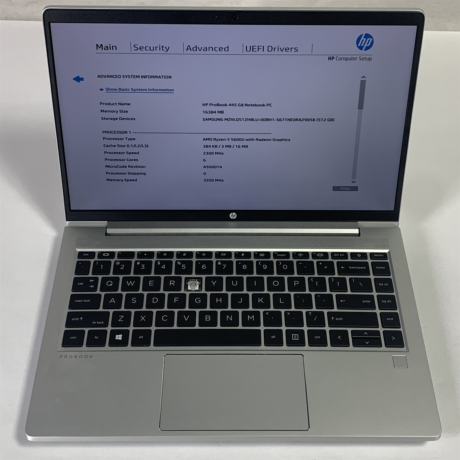 HP ProBook 445 G8 14″ Laptop Ryzen 5 5600U 2.3GHz 16GB 512GB NVMe SSD – Win11
