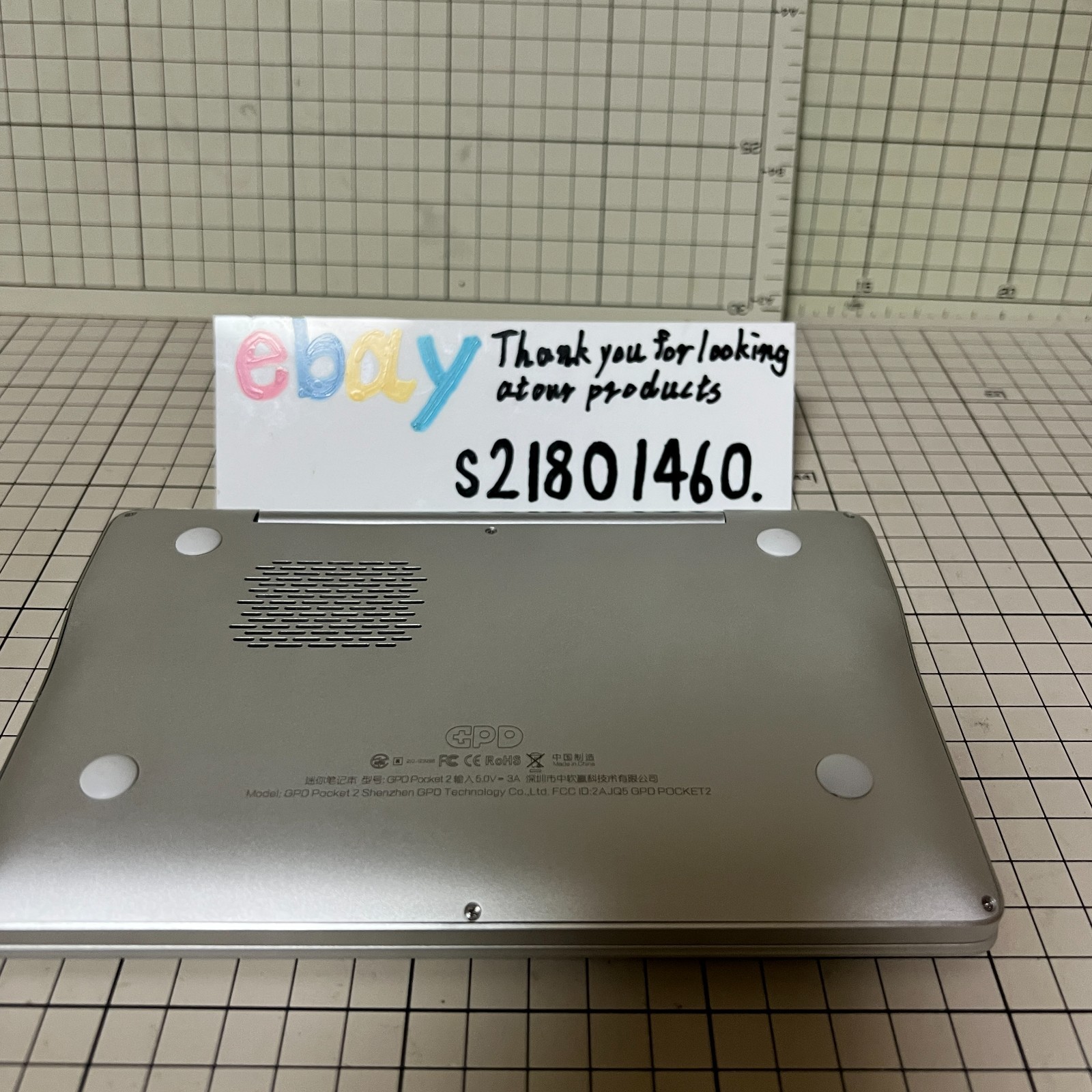 GPD Pocket 2 Intel Core m3-8100Y 7″ Touch Screen 8GB RAM/128GB ROM Near Mint BOX