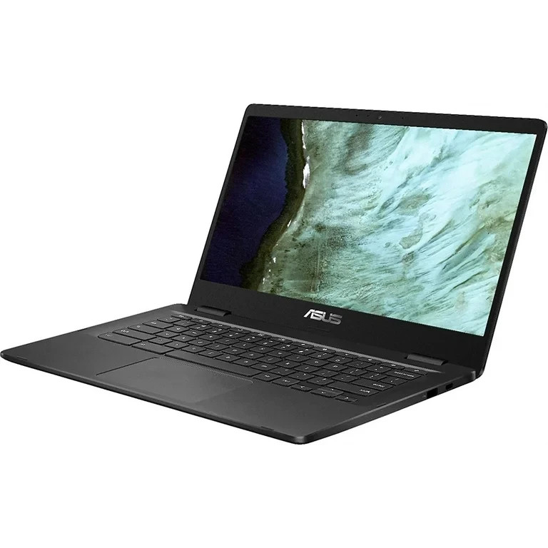 Silver ASUS Chromebook C423N Laptop 14″ 4GB DDR4 RAM, 32GB eMMC Storage
