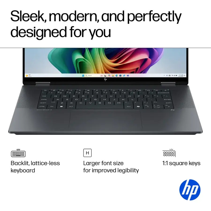 HP OmniBook X 2-in-1 16″ 2K Touchscreen Laptop Intel Core Ultra 7 256V 2TB SSD