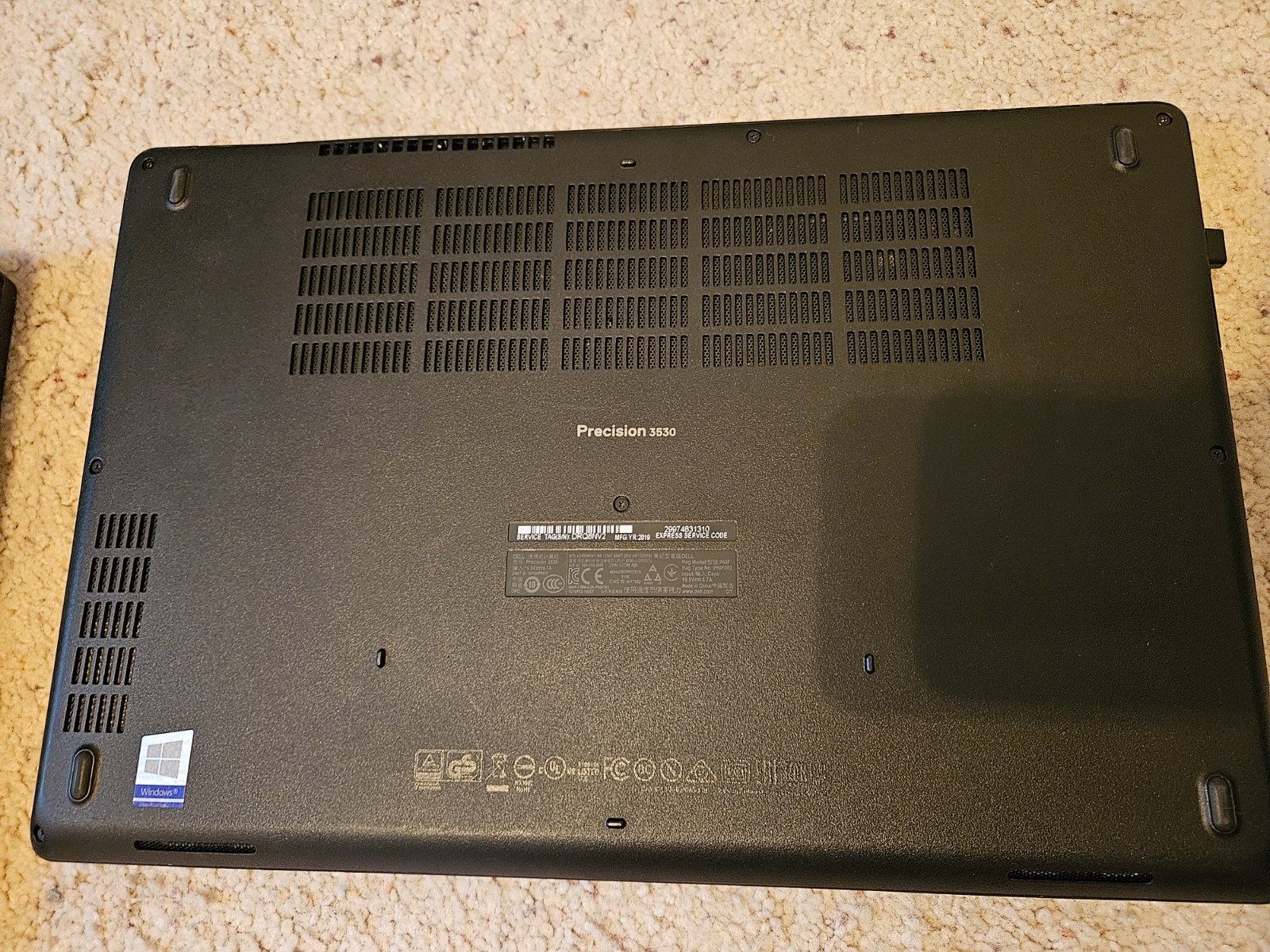 Dell Precision (latitude) 3530 i5-8400H 16GB DDR4 500GB SSD Windows 11 Pro 9/10