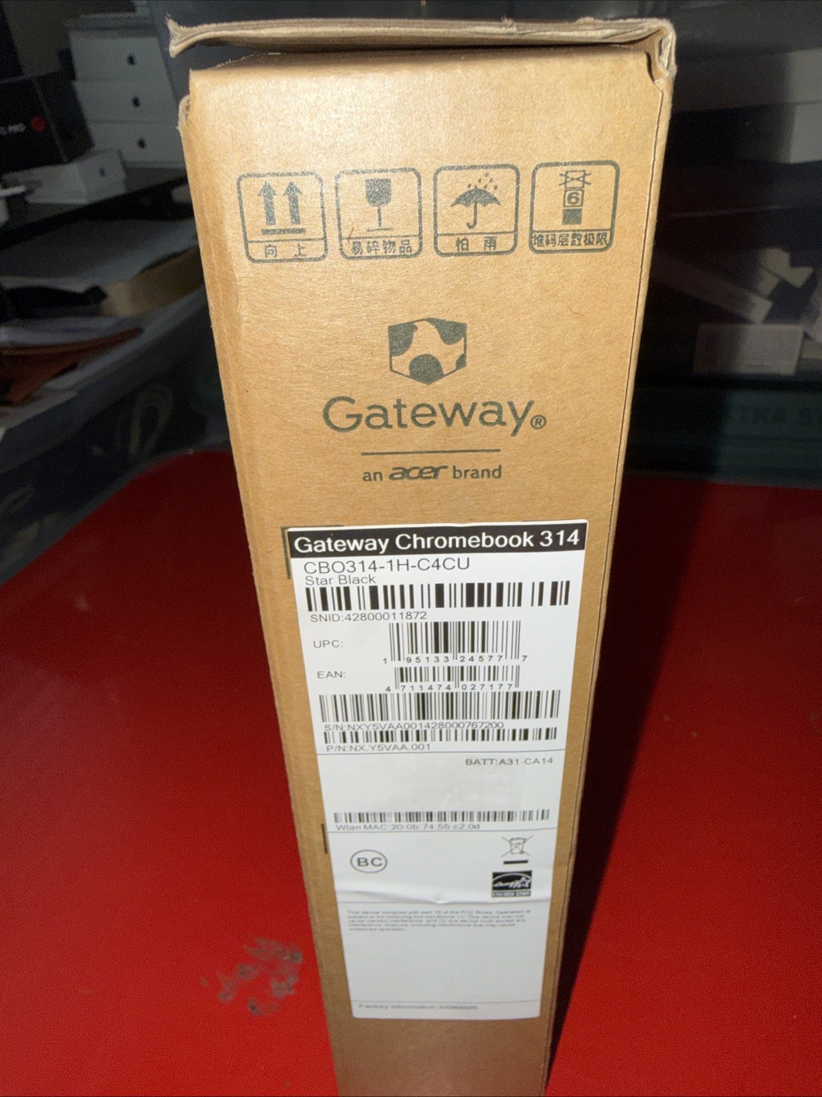 Acer Gateway Chromebook 314 CBO314-1H-C4CU 14″
