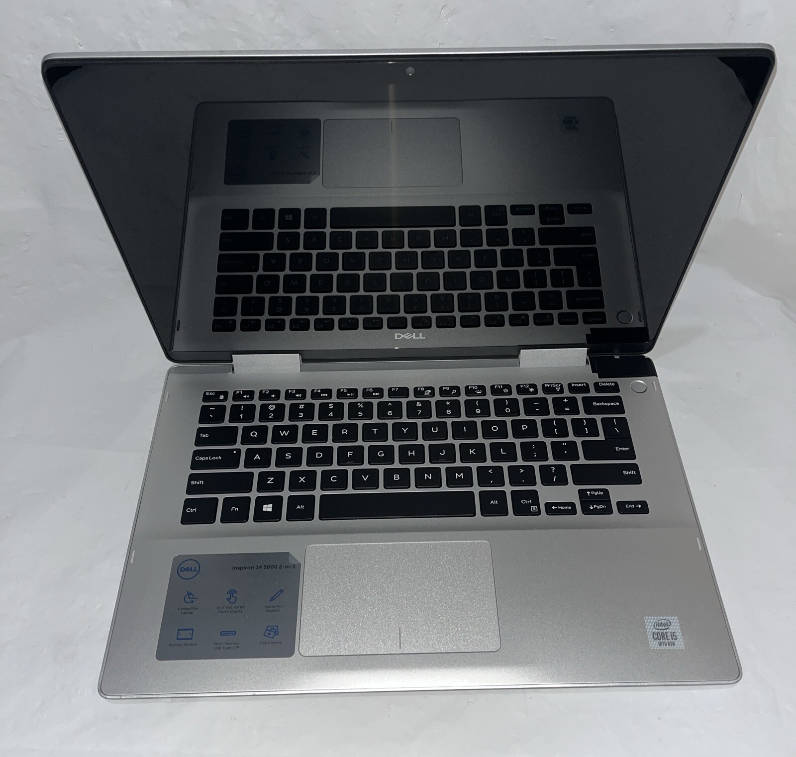 Dell Inspiron 5491 2-in-1 14″ i5-10210U@1.6GHz, 16GB RAM, 256 GB M2, Win 11 Pro