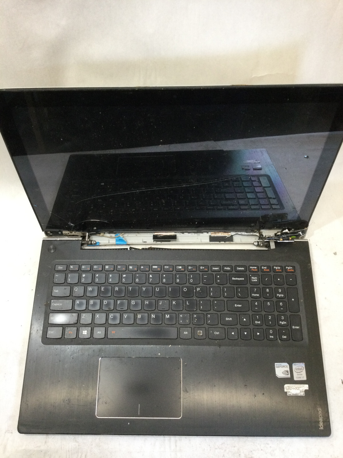LENOVO IDEAPAD U530 TOUCH – FOR PARTS – BROKEN HINGES – INTEL I7 – READ DESC -BB