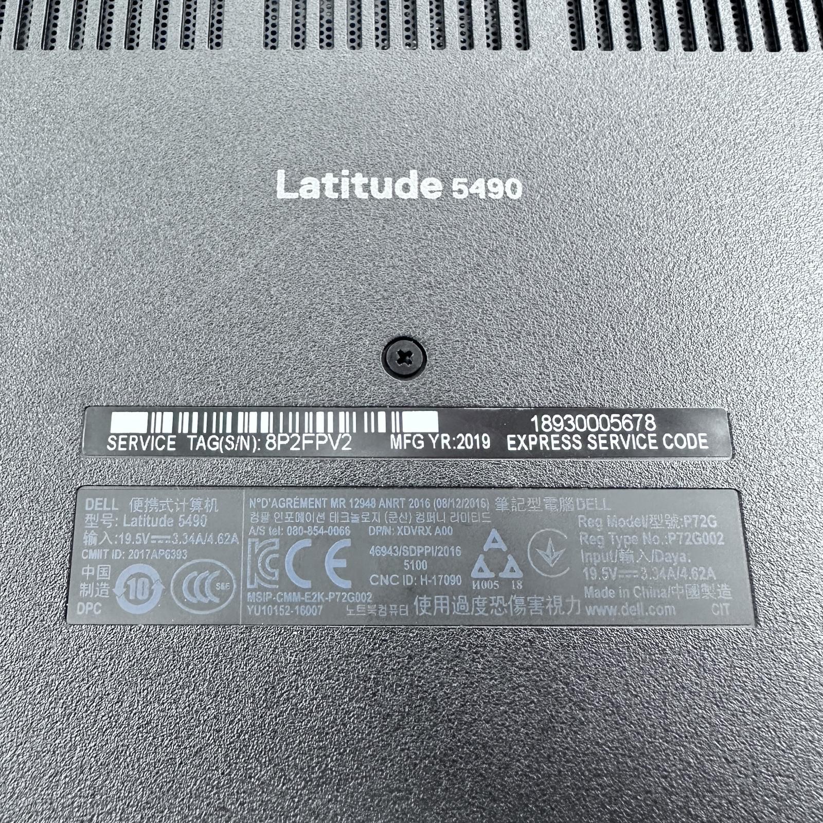 DELL Latitude 5490 Laptop, 14″ HD, i5-8350U, 16GB, 256GB SSD *Pls READ*