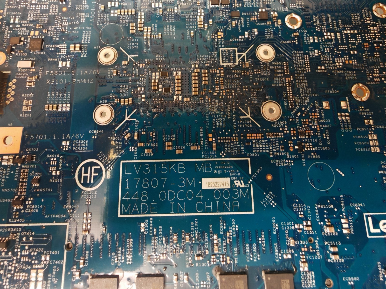 LENOVO V130-15 MOTHERBOARD 448.0DC04.003M INTEL I5-7200U NTEL HD 620 4GB RAM