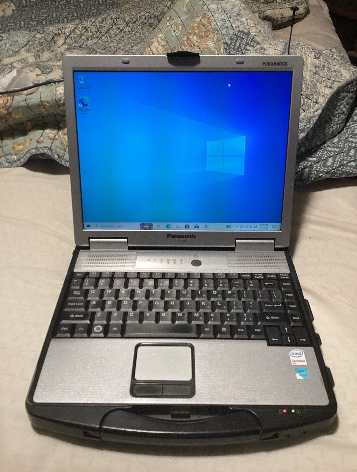 Panasonic Toughbook CF-74 14″ Core 2 Duo Touchscreen 2GB 120GB SSD Win 10 Rugged