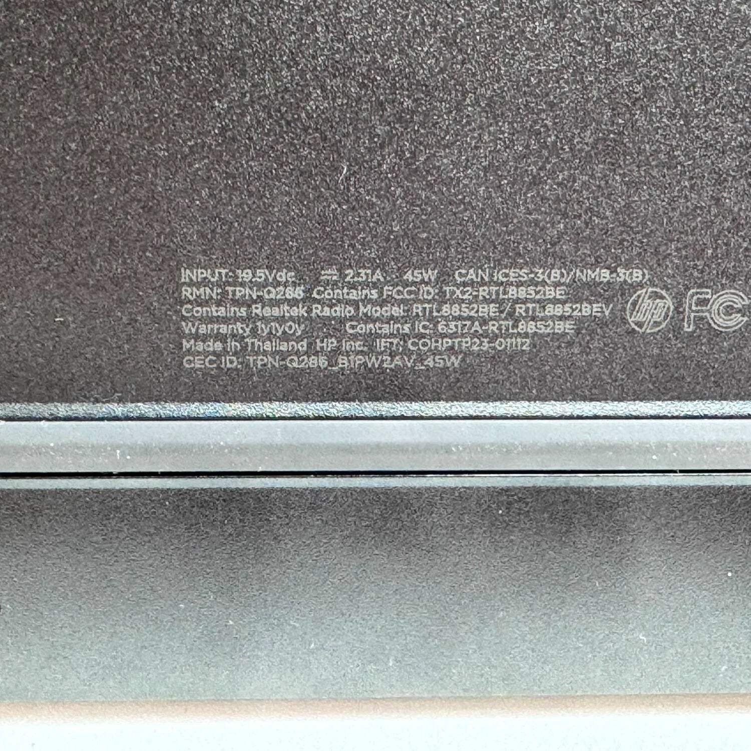 HP 15-FD0118CA RTL8852BE 15.6″ N100 3.4GHz 4GB RAM 128GB SSD