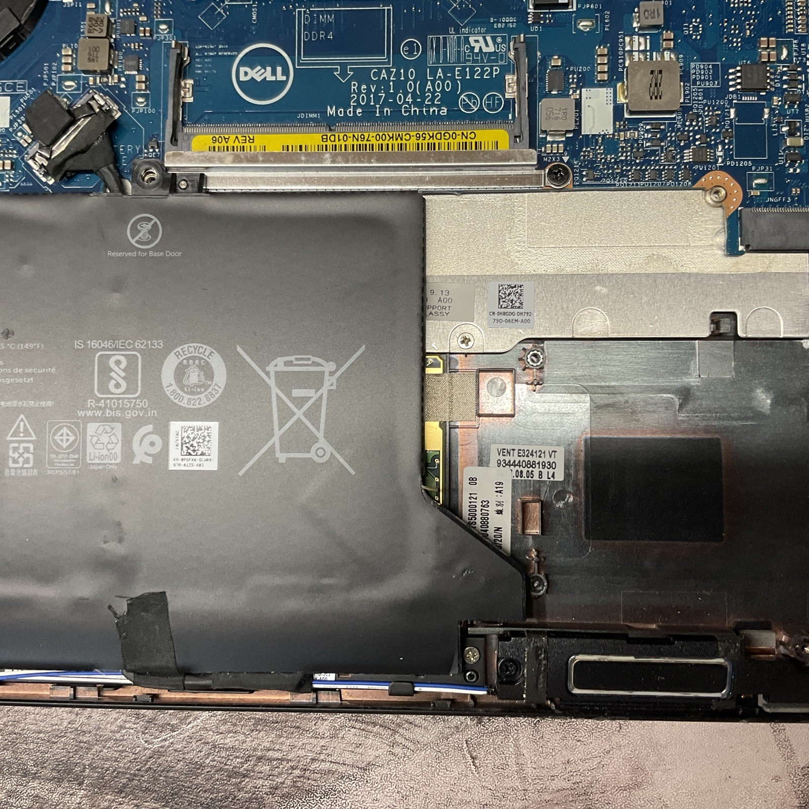 Dell Latitude 7380 / i5 7th Gen / BIOS Unlocked / No RAM / No SSD / P20