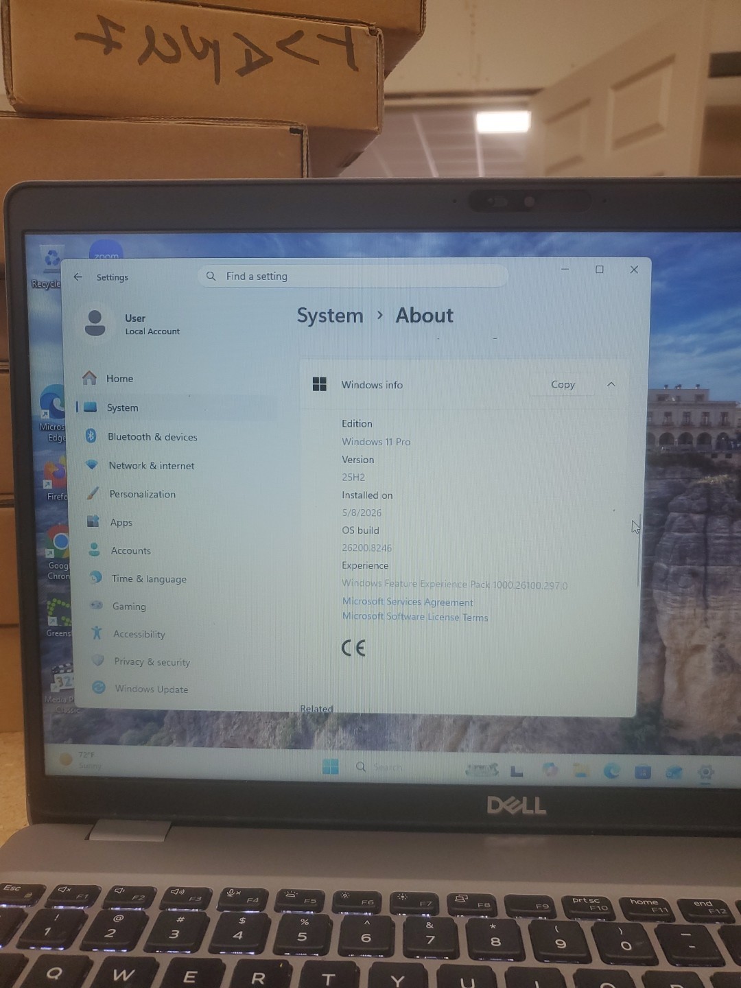 Dell Precision 3550 Laptop – i5-10310U 8GB 256GB SSD 15.6″ 051426-5