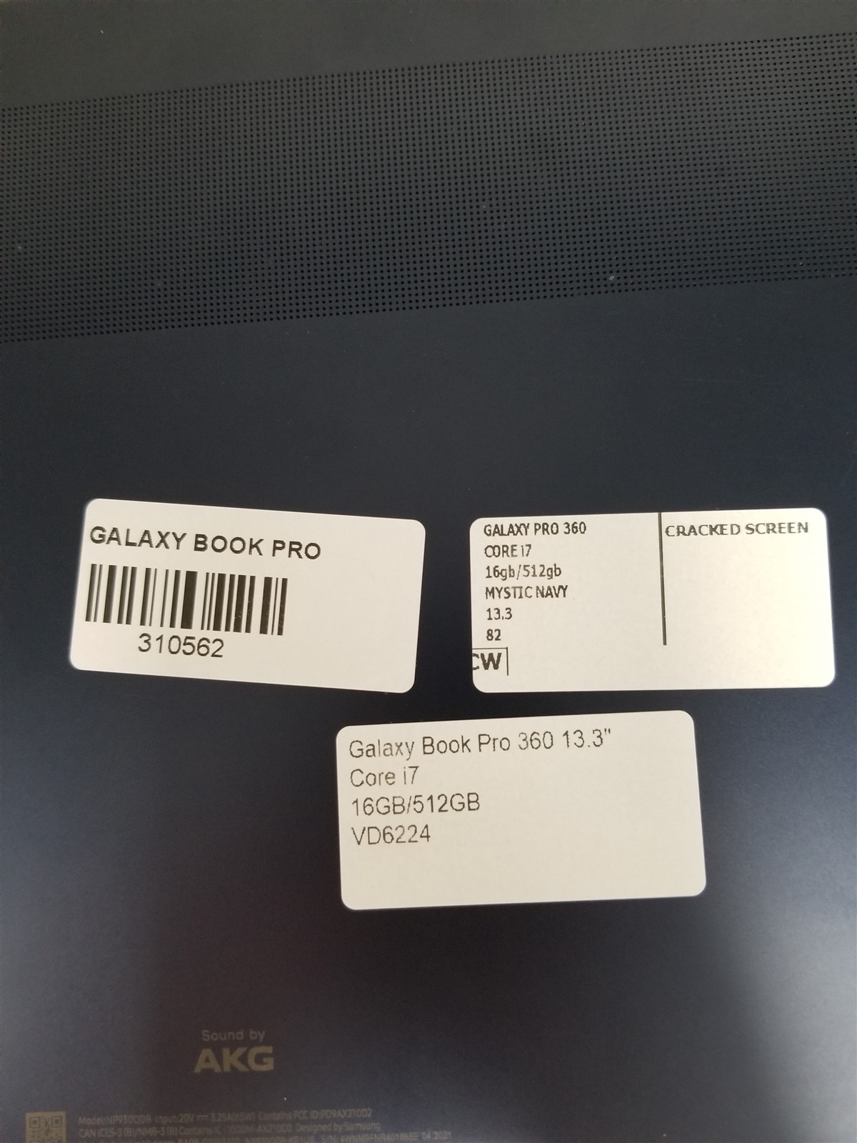 Samsung Galaxy Book Pro 360 Core i7 13.3″ 16GB/512GB Navy See Details VD6224