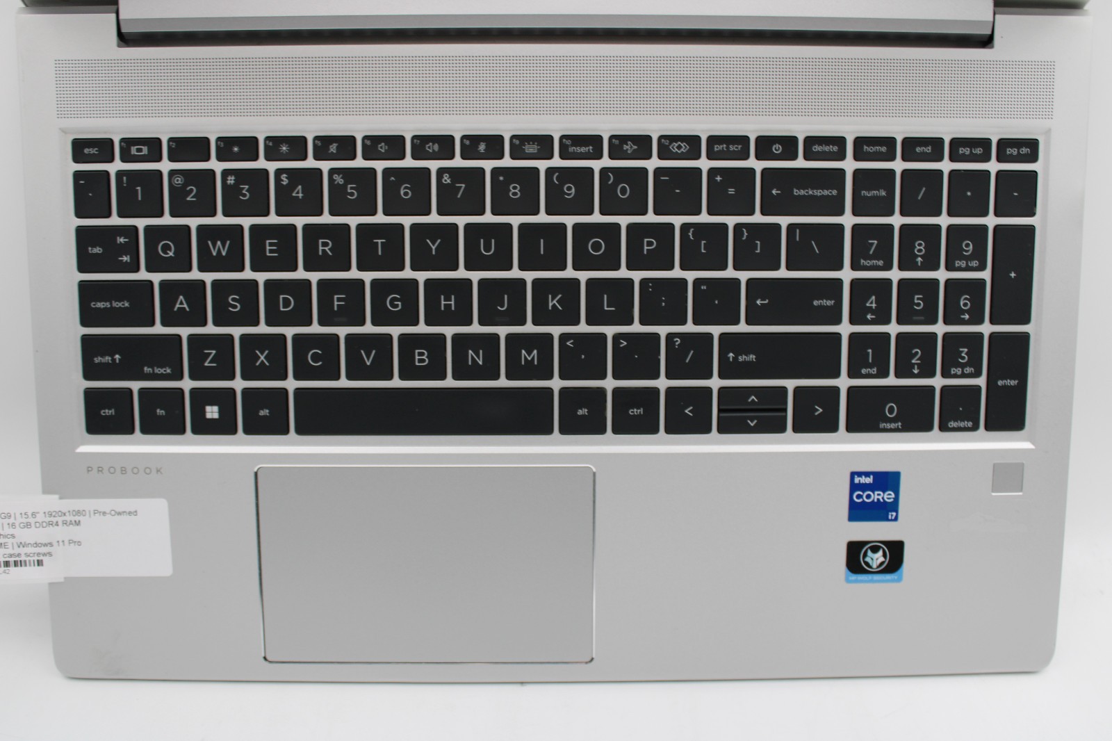 HP ProBook 450 G9 i7-1255U @ 1.7 GHz 16GB RAM 256GB SSD Win11Pro