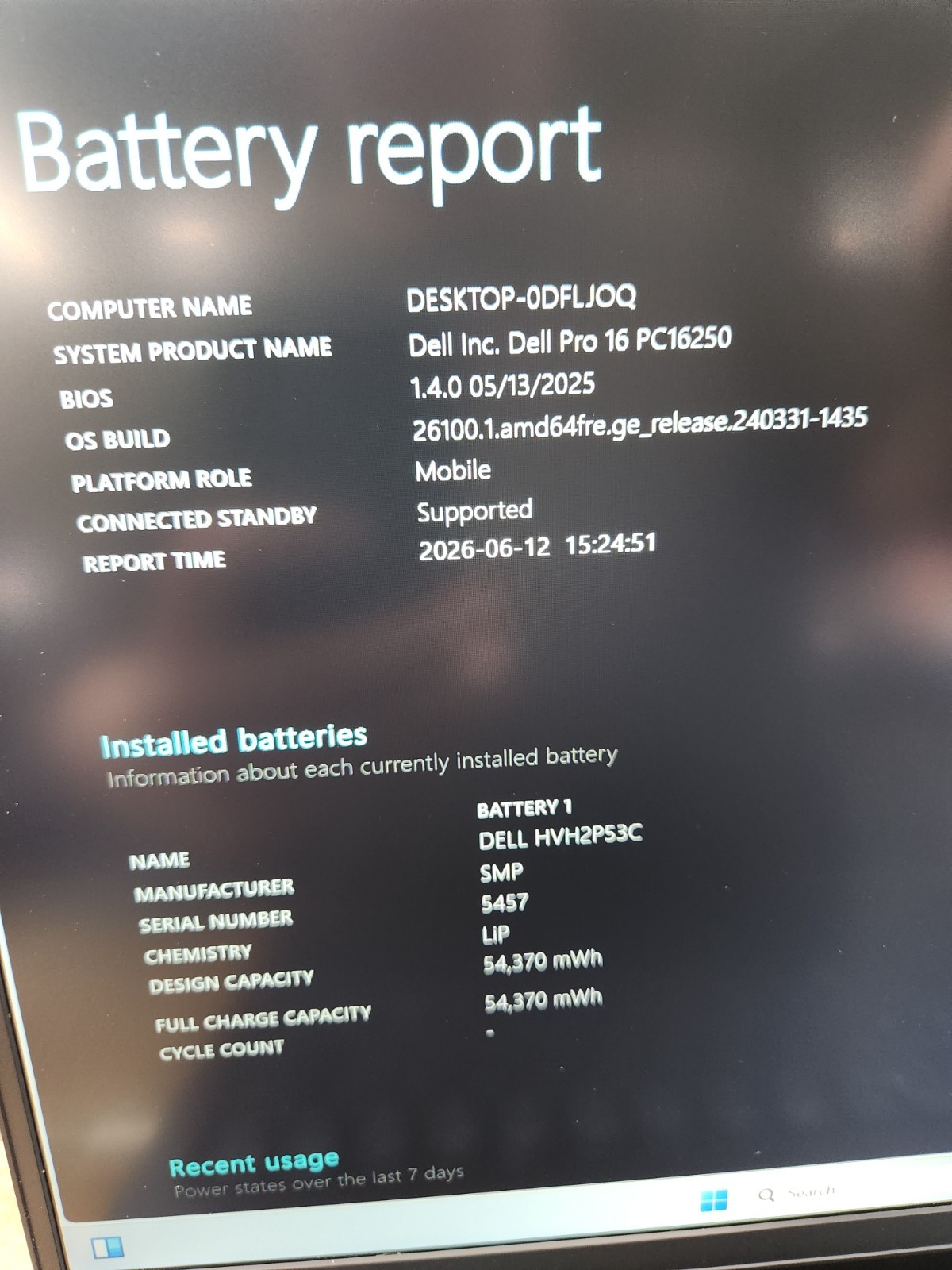Dell Pro 16 Laptop 16″ Intel Core 5 120U 1.4GHz 8GB RAM 256GB SSD -NEW/OPEN BOX-