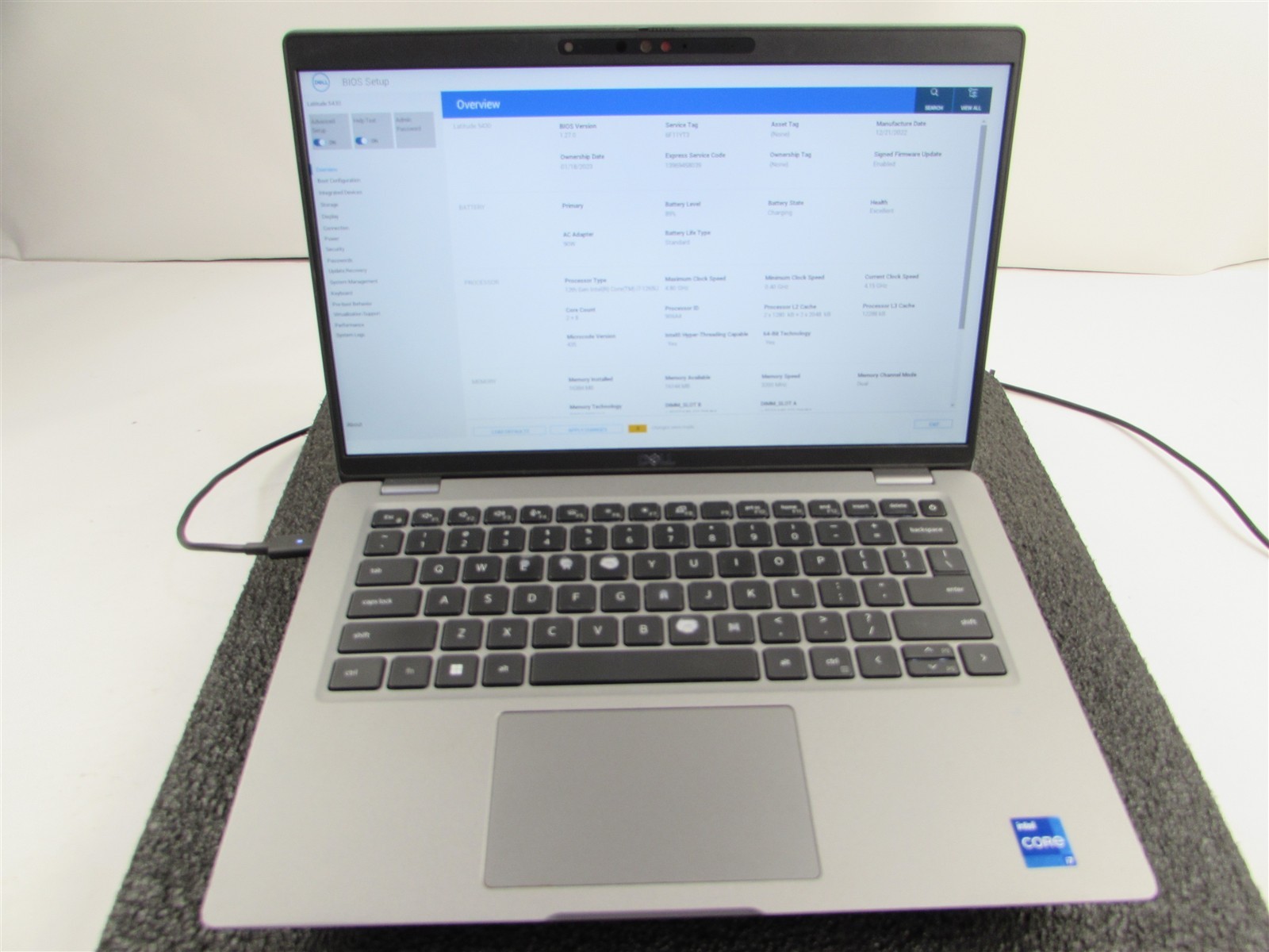 DELL LATITUDE 5430 1920X1080 FHD CORE I7-1265U 512GB SSD 16GB RAM NO O.S