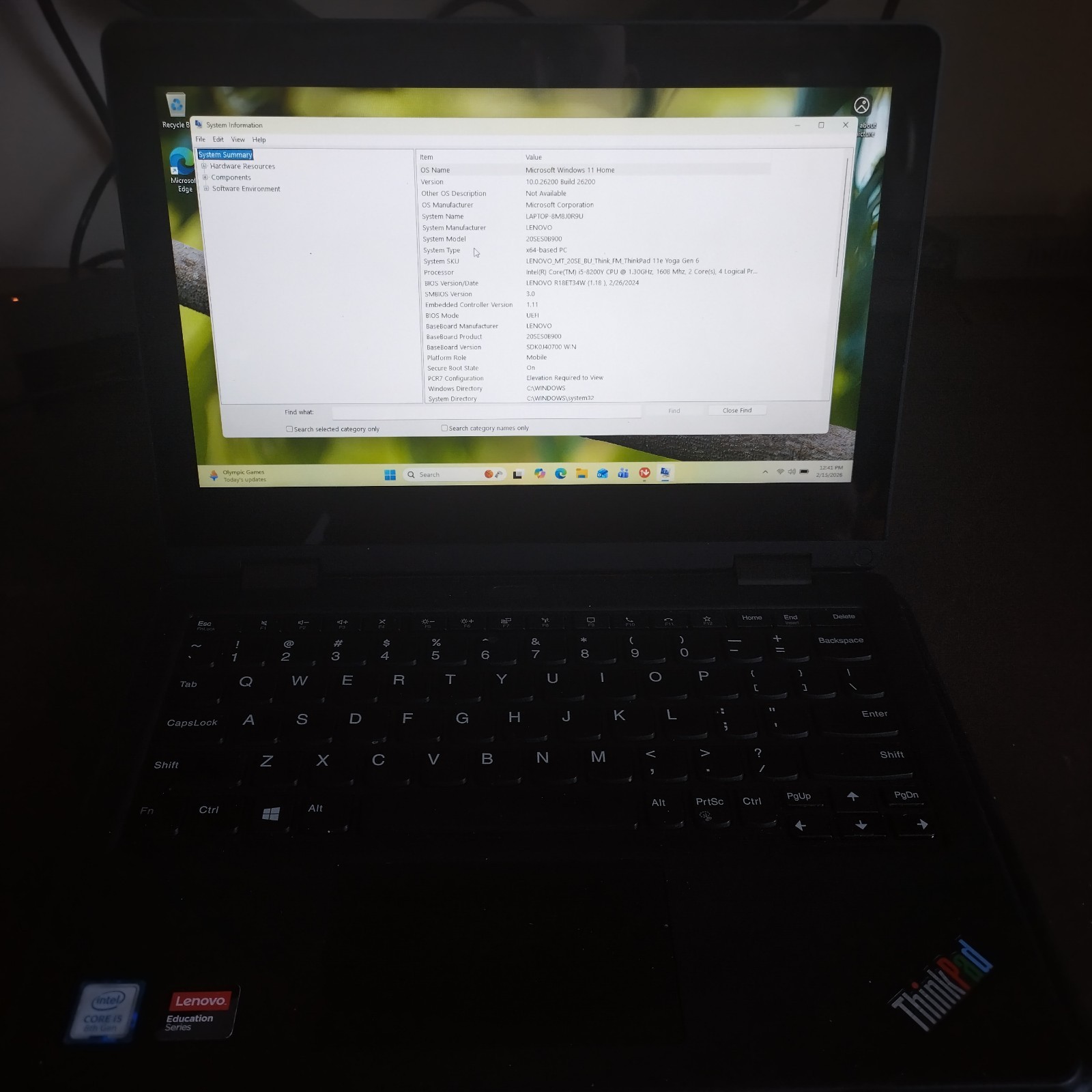 Used Lenovo thinkpad 20ses0b900