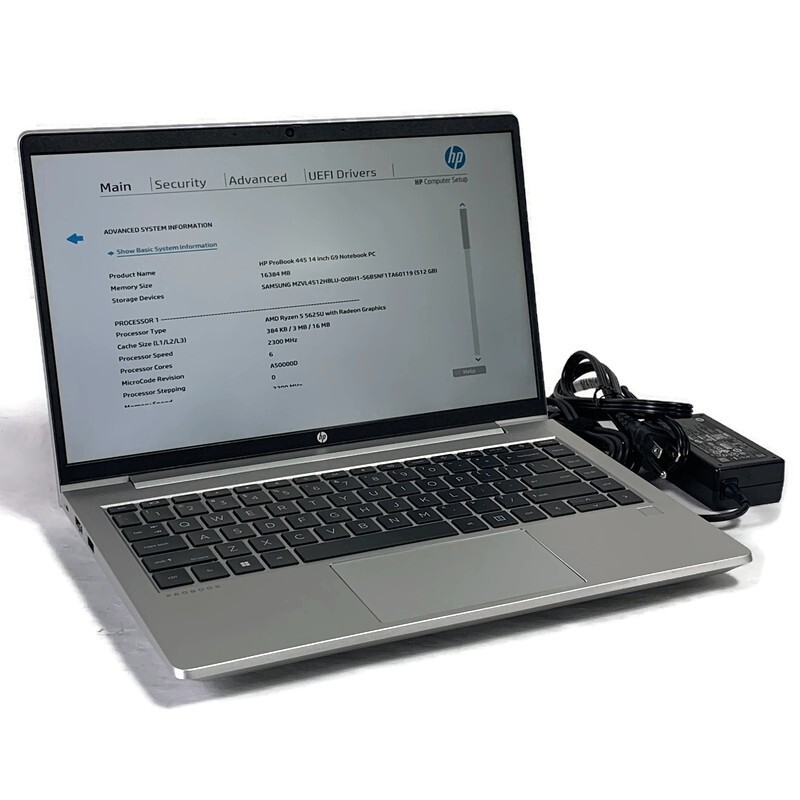 HP ProBook 445 G9 14″ Laptop Ryzen 5 5625U 2.3GHz 16GB 512GB NVMe SSD – Win11
