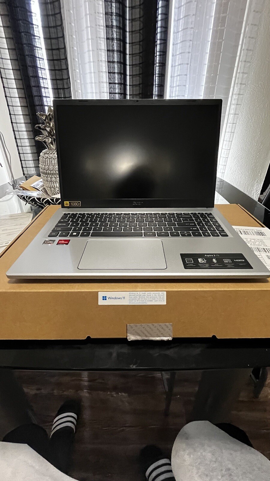 Acer Aspire 3 A315-24P-R7VH 15.6 in (128GB SSD, AMD Ryzen 3, 2.4GHz, 8GB RAM)…