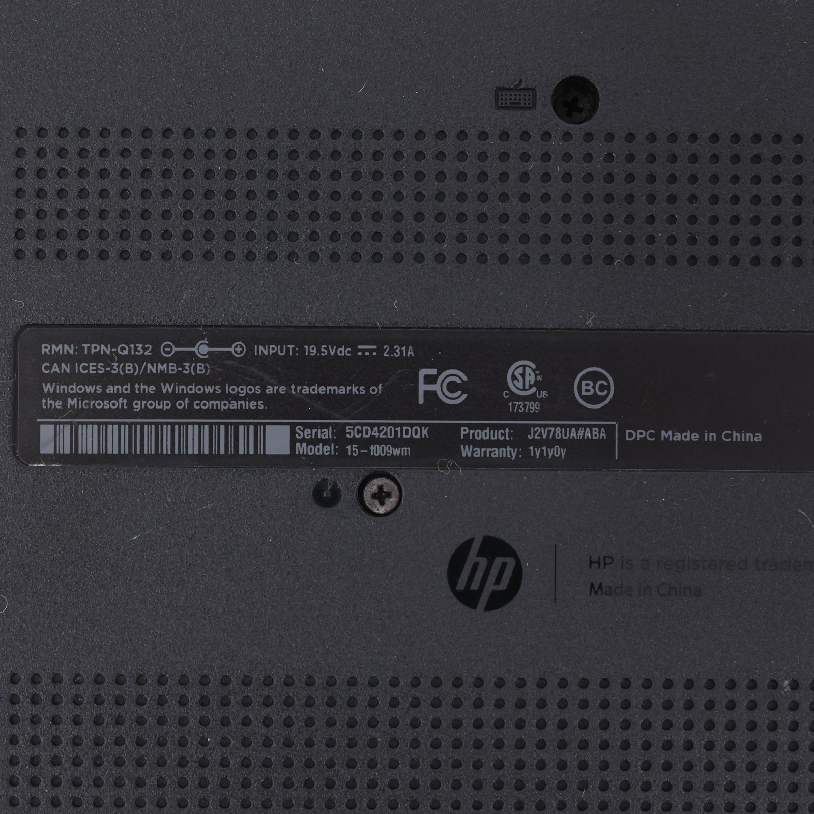 HP 15-f009wm 15.6″ Laptop AMD E1-2100 1.0GHz 4GB RAM 500GB HDD J2V78UA#ABA Grade