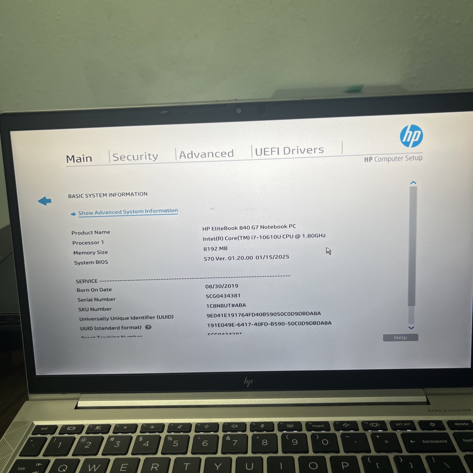 HP EliteBook 840 G8 Laptop Intel Core i7 1165G7 2.8GHZ 14″ NO RAM NO SSD