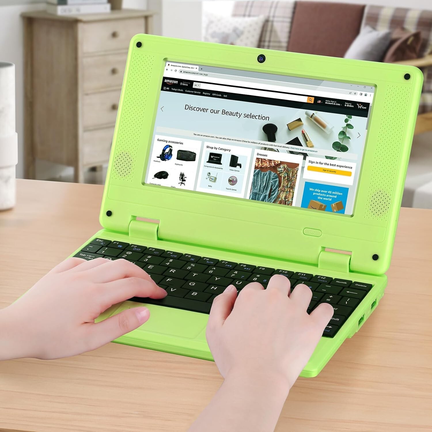 7” Laptop Computer Quad Core Powered by Android 12.0 Netbook with Wifi for Kid