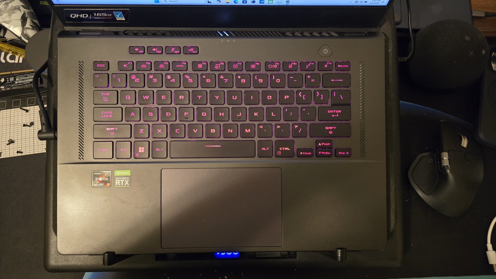 ASUS Zephyrus G15 Gaming Laptop Ryzen 9 RTX 3060 QHD | Llano V12 Cooler Bundle