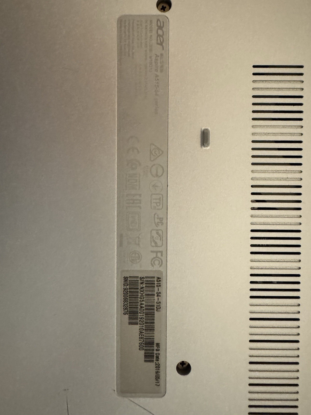 Aspire A515-54