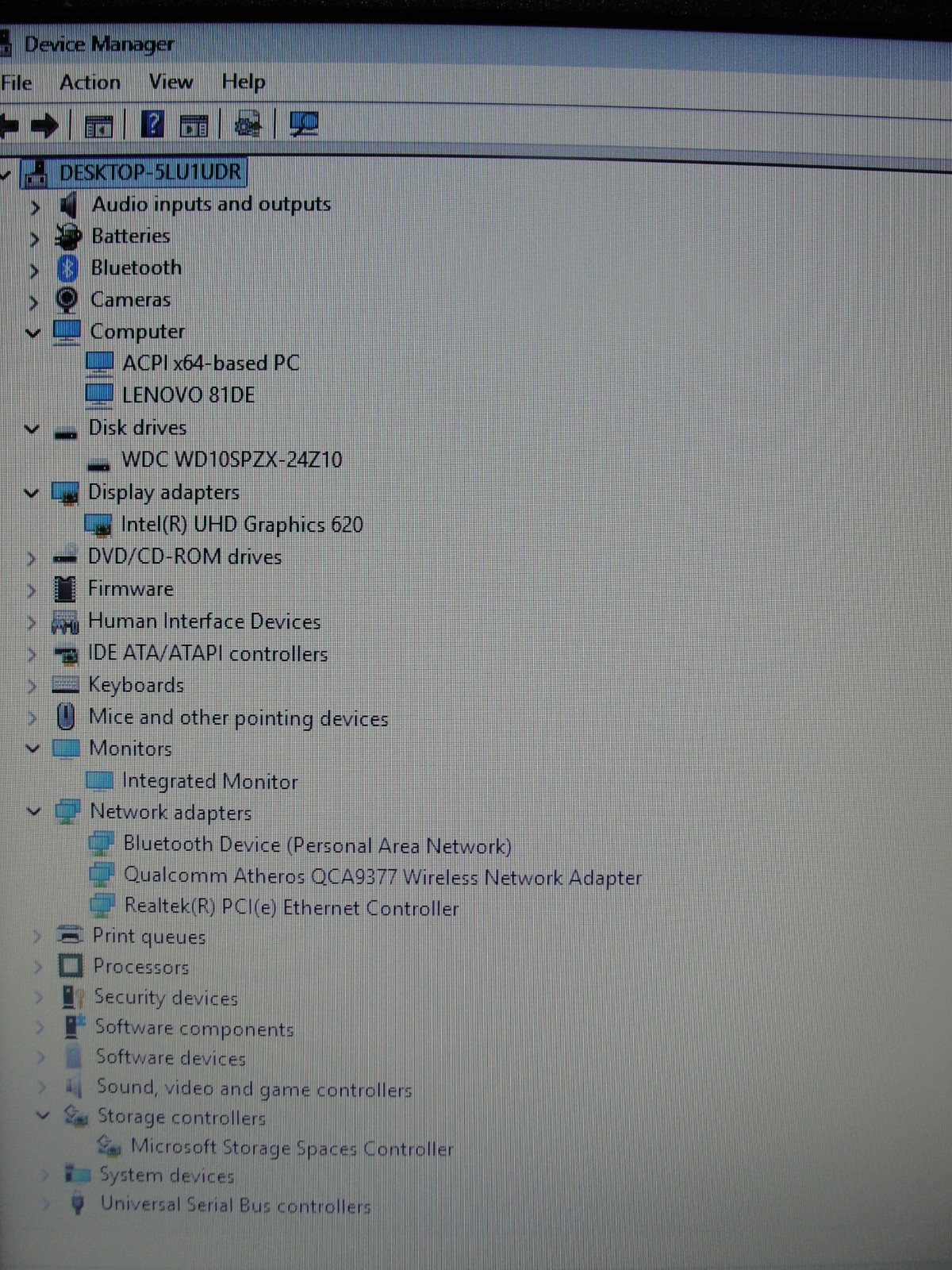 Lenovo IdeaPAd 330-15IKB 15.6” HD Intel Core i3-8130U 2.2GHz 8GB HDD 1TB