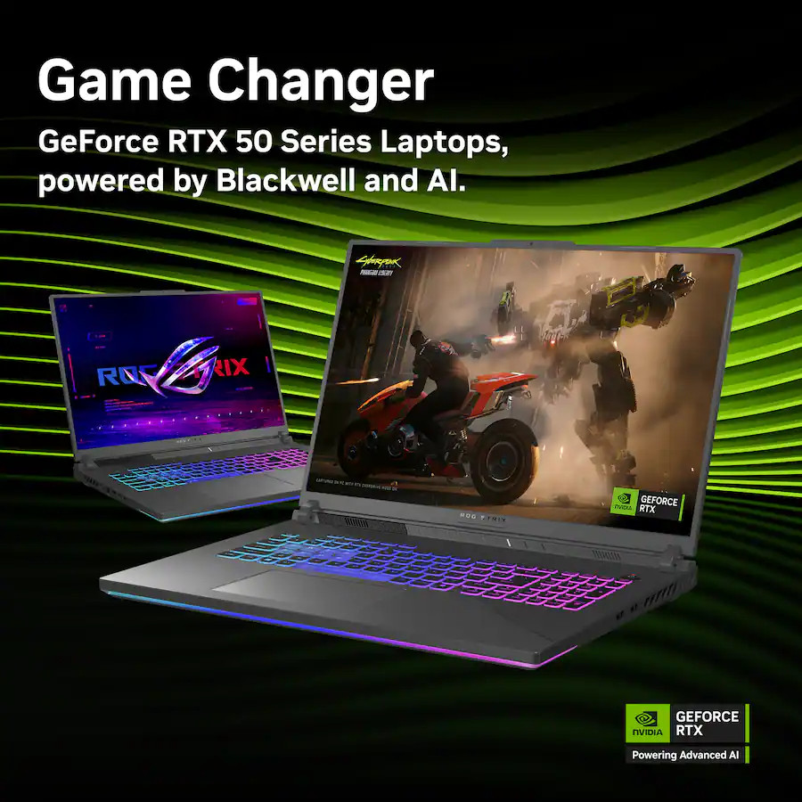 ASUS ROG Strix G18 18” FHD+ 16:10 Gaming Laptop AMD Ryzen 9 8940HX 64GB RTX 5050
