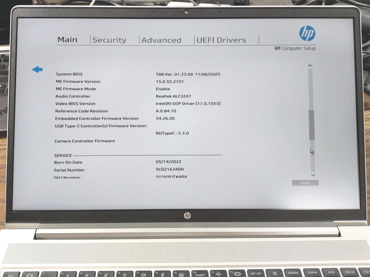 HP EliteBook 450 G8 NOTEBOOK PC 15.6″ W/ i5-1135G7, 16GB, 256GB.
