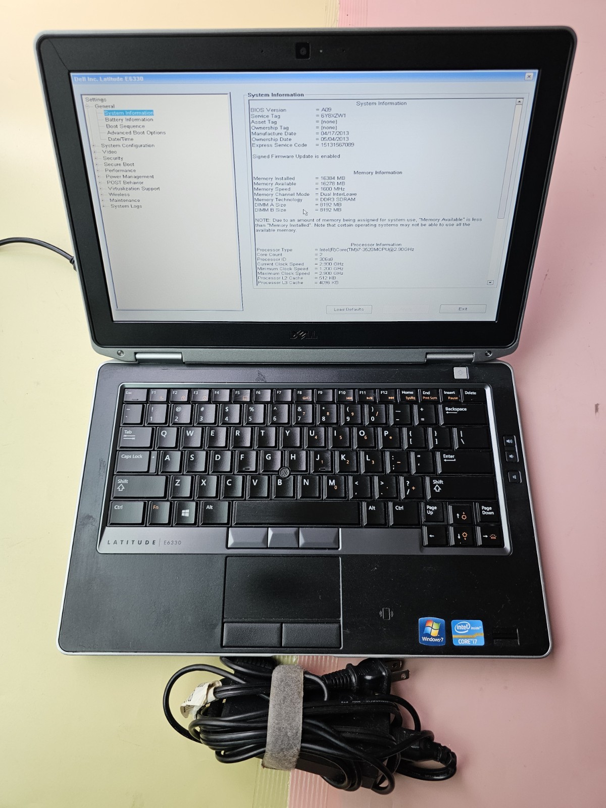 Dell Latitude E6330 Core i7-3520M 16GB RAM 128GB SSD WEBCAM BACKLIT BLUETOOTH
