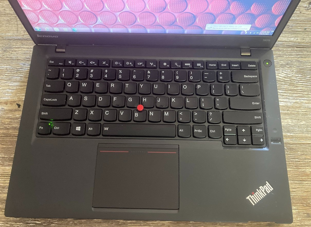 Thin 14.1″ Lenovo T431s Laptop Windows 7 Pro i5 2ghz 8gb 250gb DVDRW BLit Kboard
