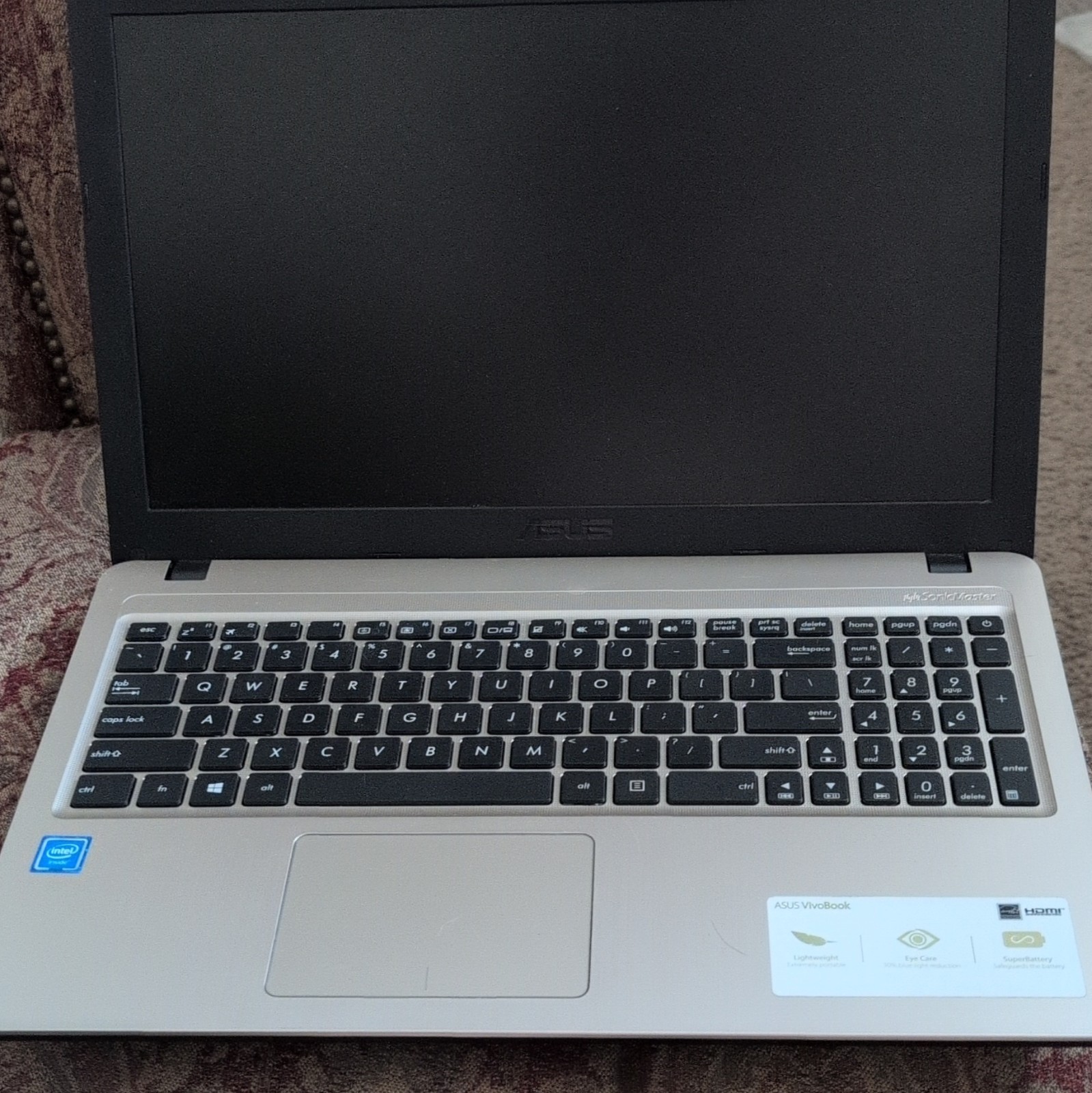 ASUS VivoBook X540MA 15.6″ Intel Celeron 4GB 500GB+128GB Windows Black/Silver