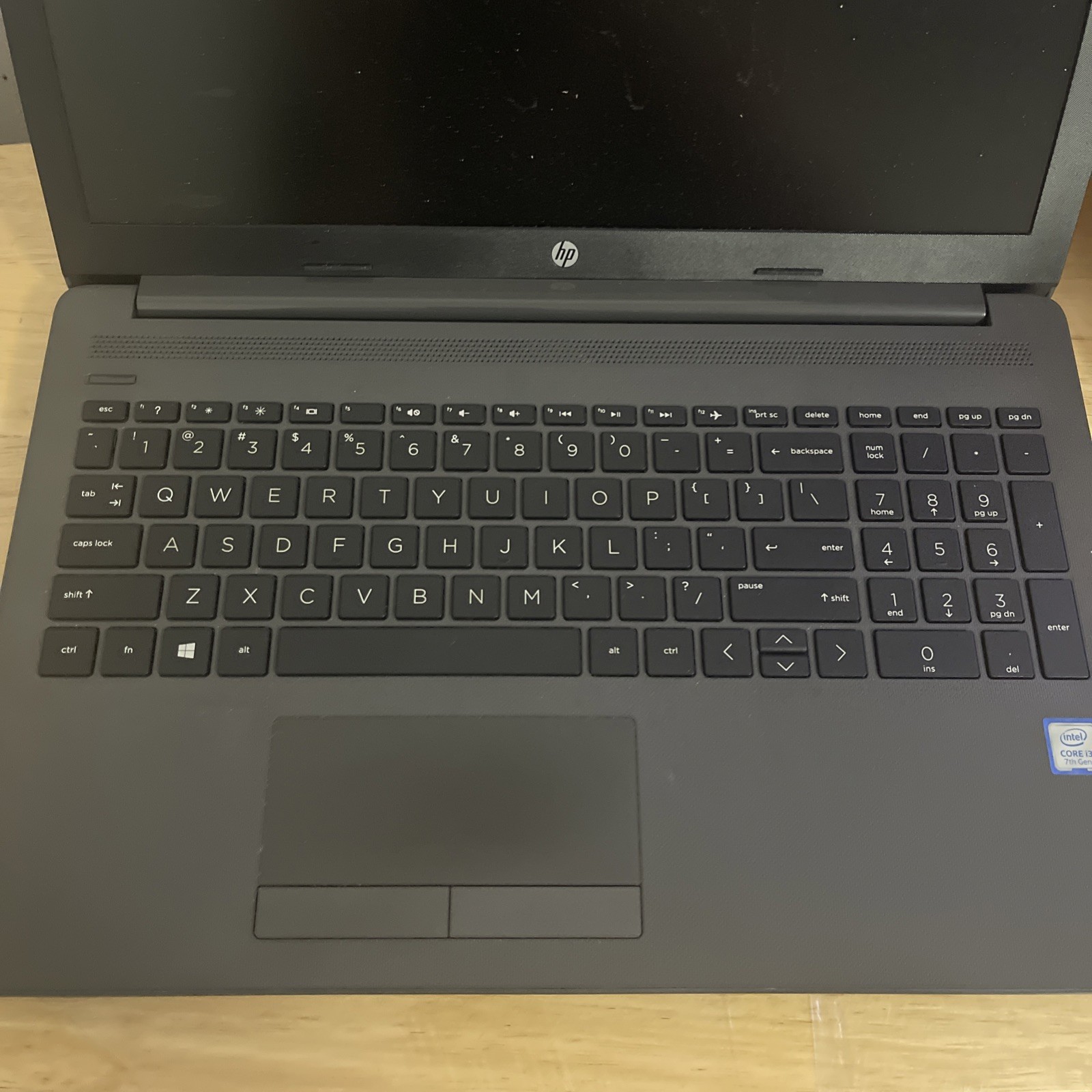 HP 250 G7 15.6″ i3-7020U 12GB RAM 240GB SSD Win11 Pro w/ Charger Fresh OS