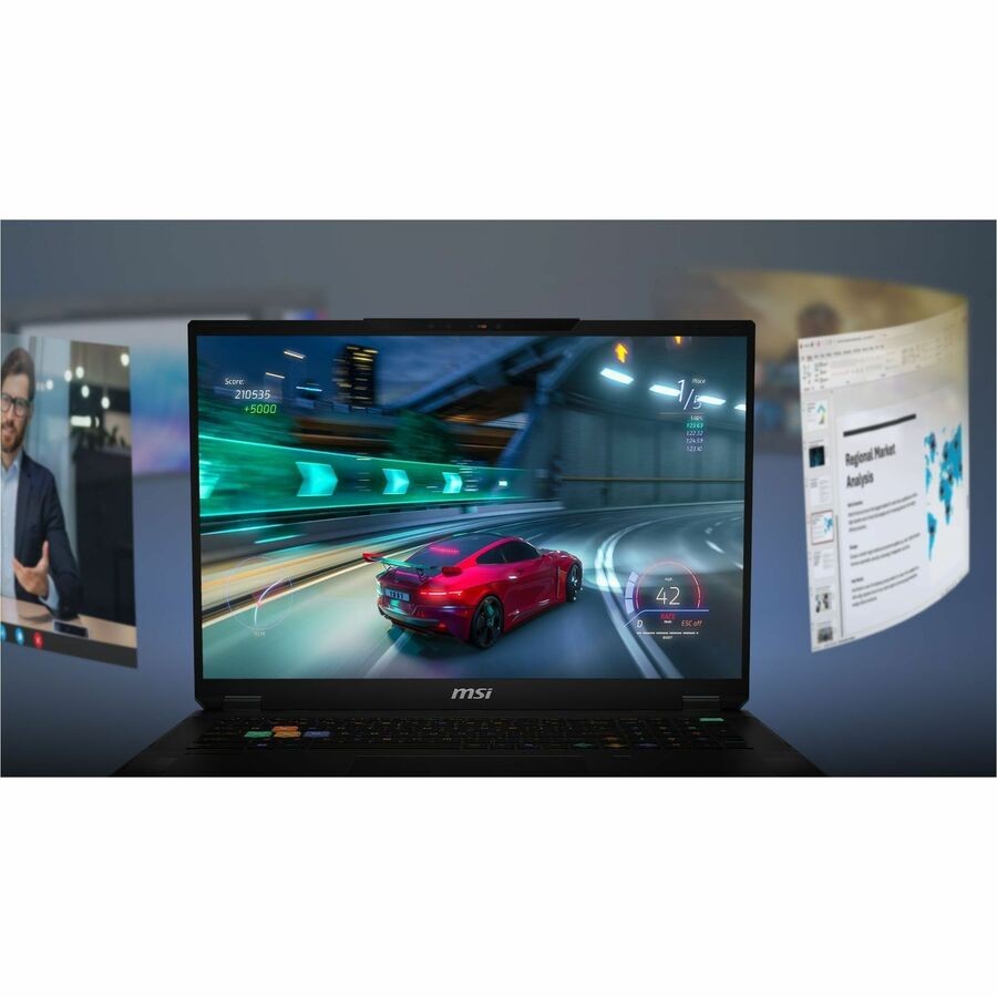 MSI Stealth A18 AI+ A3HWIG-028US 18 Copilot+ PC Gaming Notebook – UHD+ – 120 Hz