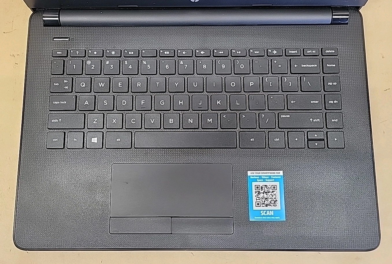 HP Laptop 14-bw012nr, AMD E2-9000e @ 1.5GHz, 4GB RAM, 32GB eMMC, Win10P