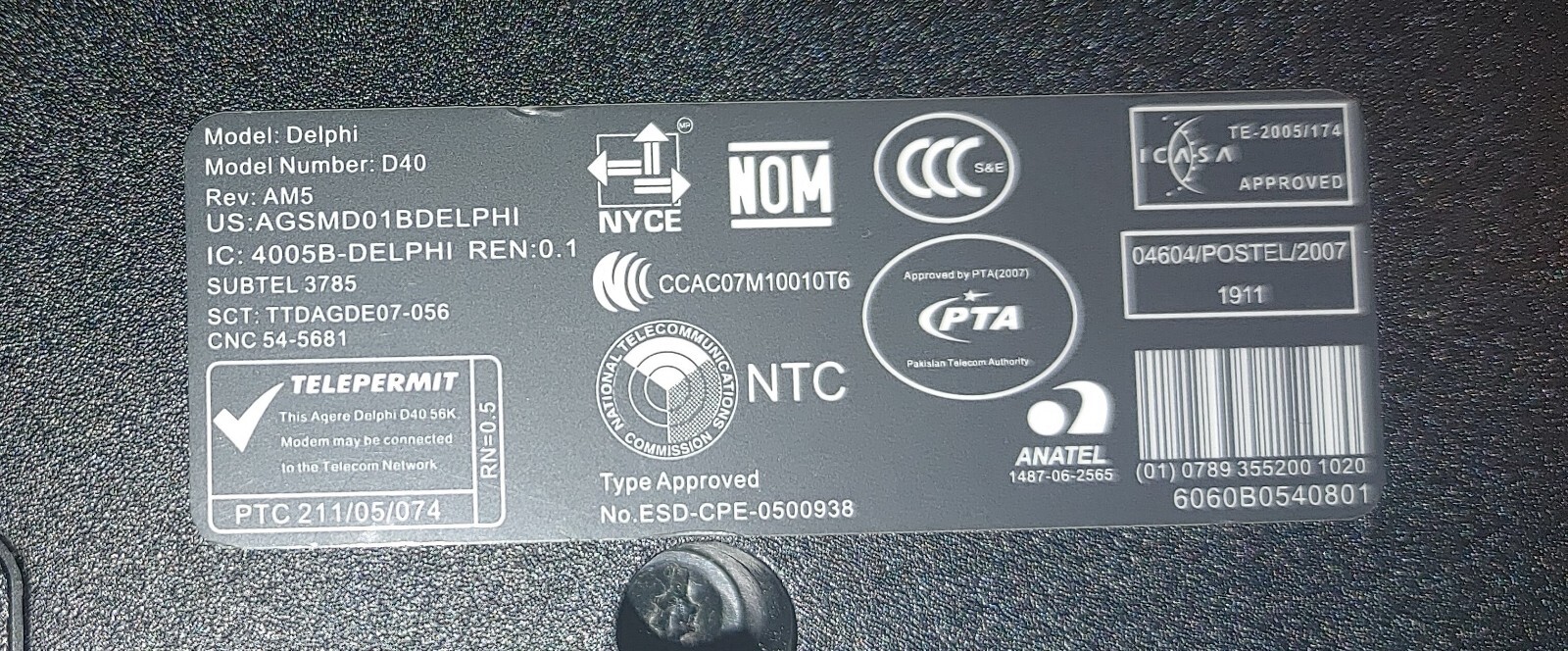 HP Compaq 610 Delphi Laptop