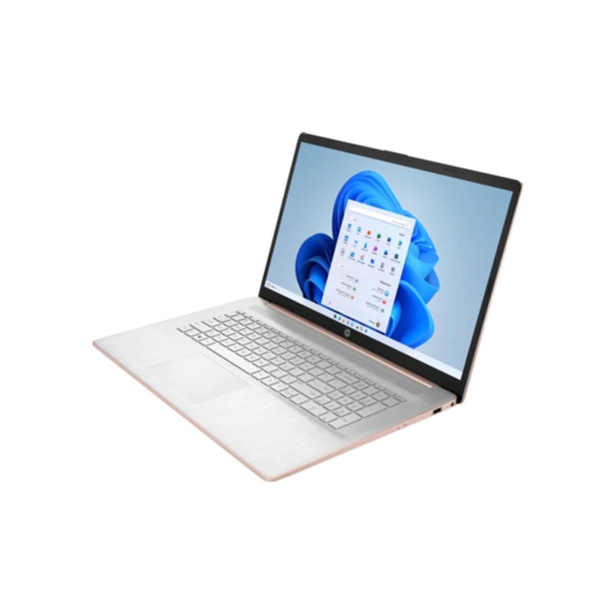 HP 17-cn0514nr 17.3″ Laptop N4500 4GB 256GB SSD W11Hs B90H8UA, Rose Gold