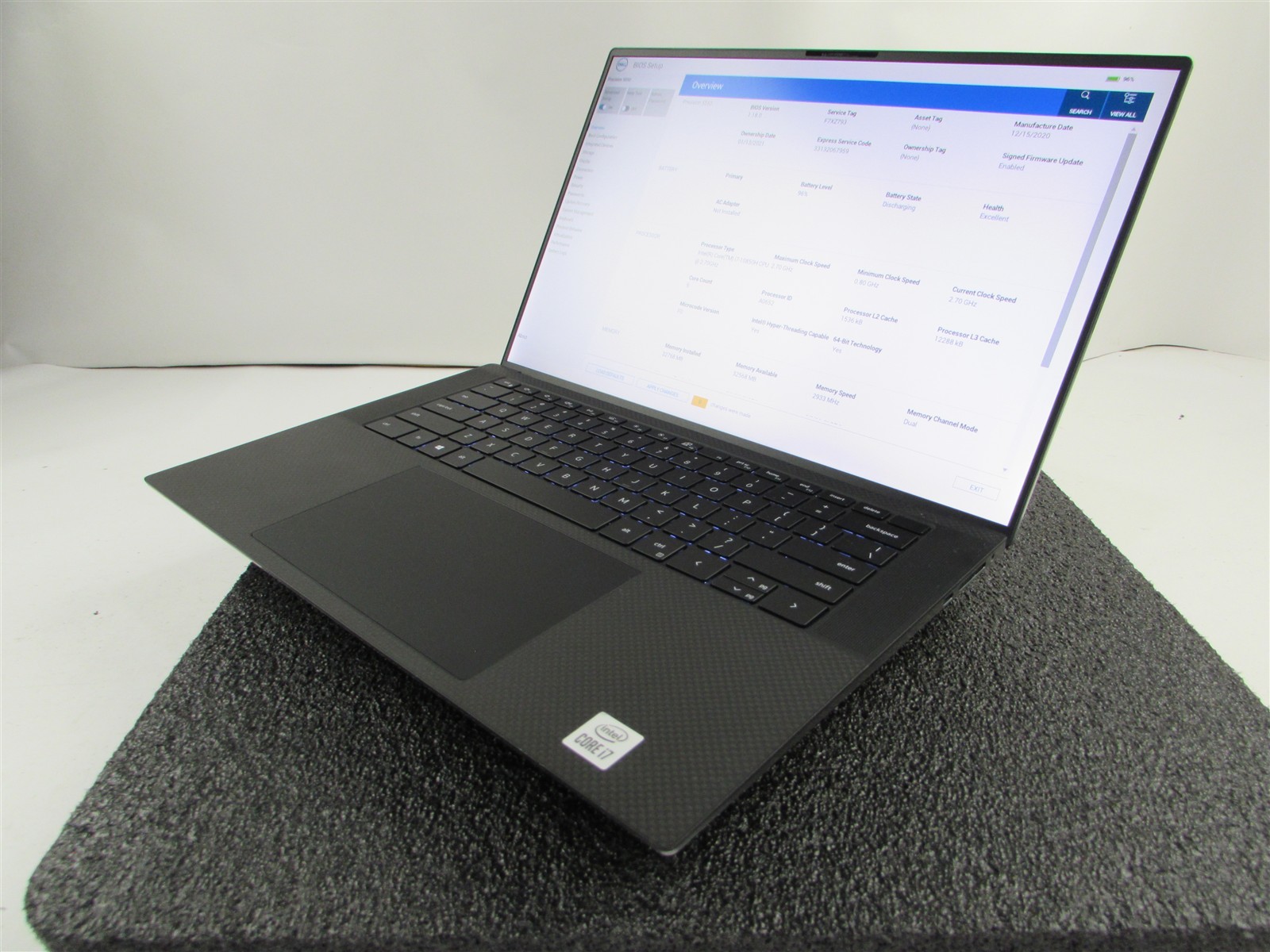 DELL PRECISION 5550 1920X1200 FHD CORE I7-10850H 512GB SSD 32GB RAM T1000 WIN 11