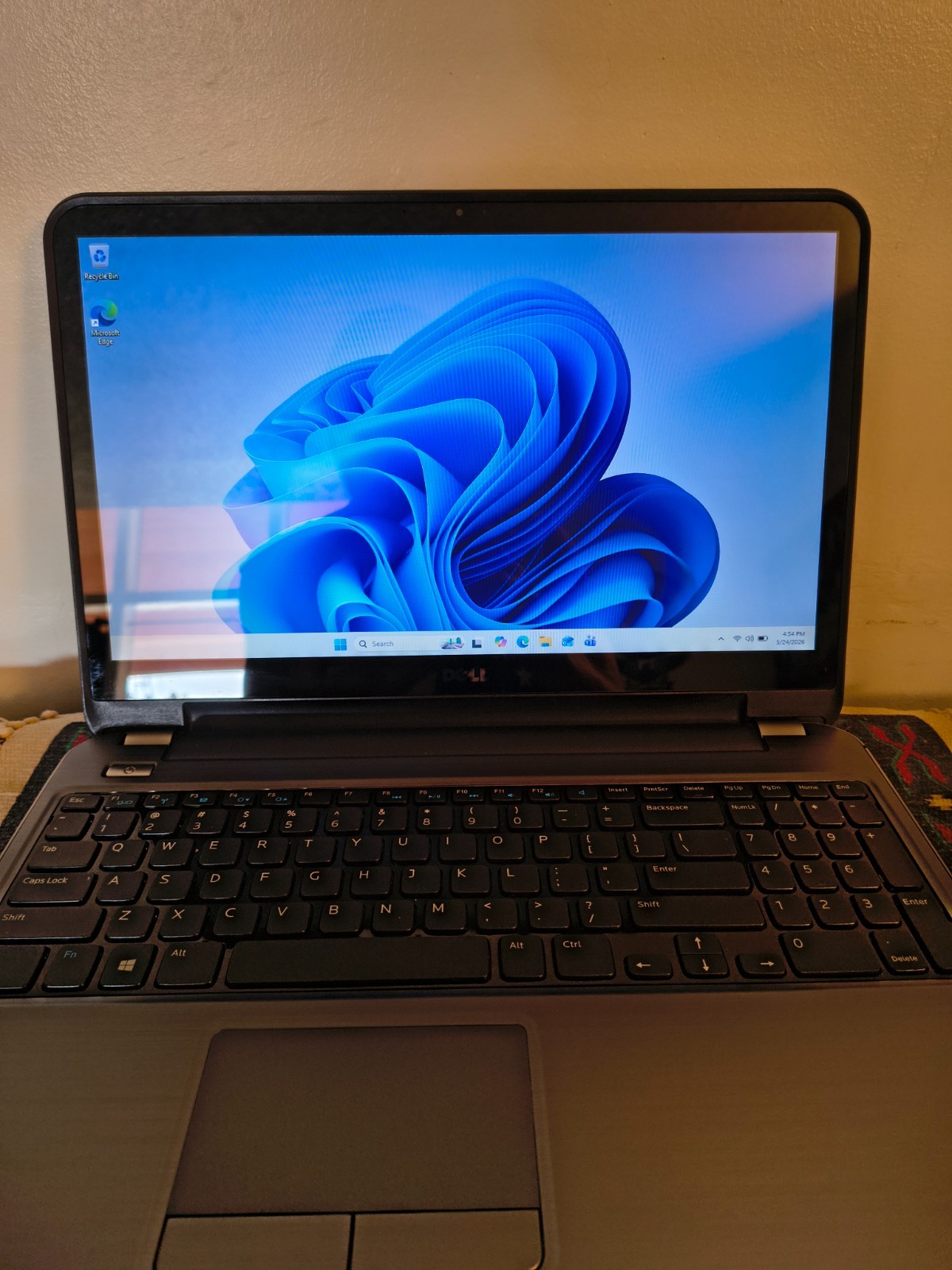 15in Dell Insp 5537 Touch Core i5-4200U@1.36GHz 8GB 256GB SSD Win11Hm New Batt