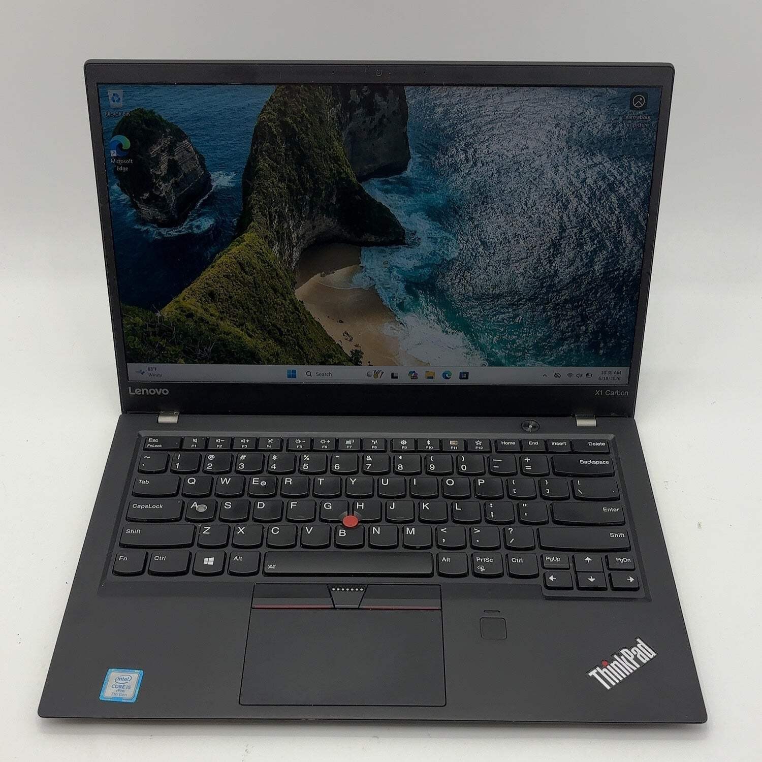 Broken Lenovo ThinkPad X1 Carbon Gen 5 20HR000DUS 14″ i5-7300U 8GB RAM 256GB Bad