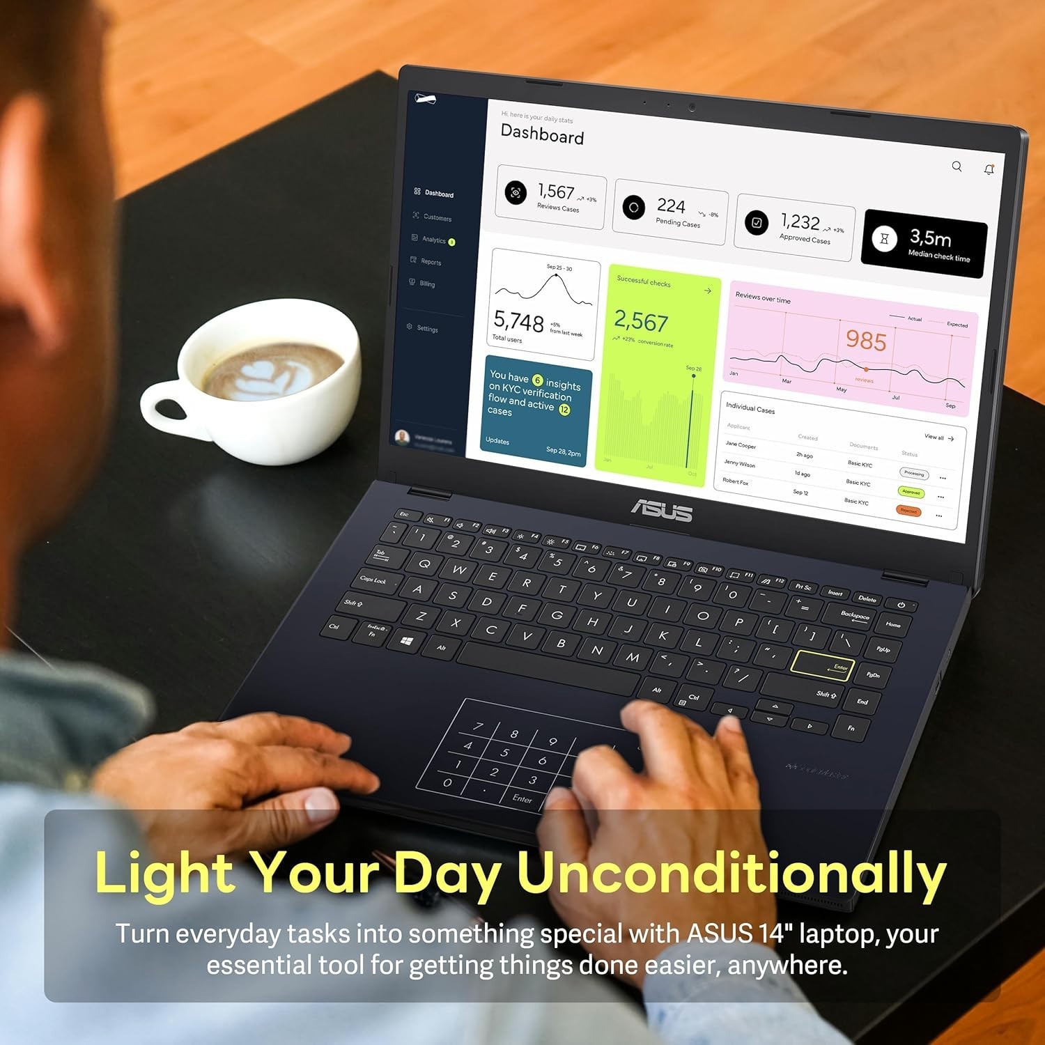 Portable 14″ FHD Laptop – 4GB RAM, Bluetooth 5.1, Intel UHD Graphics, Black