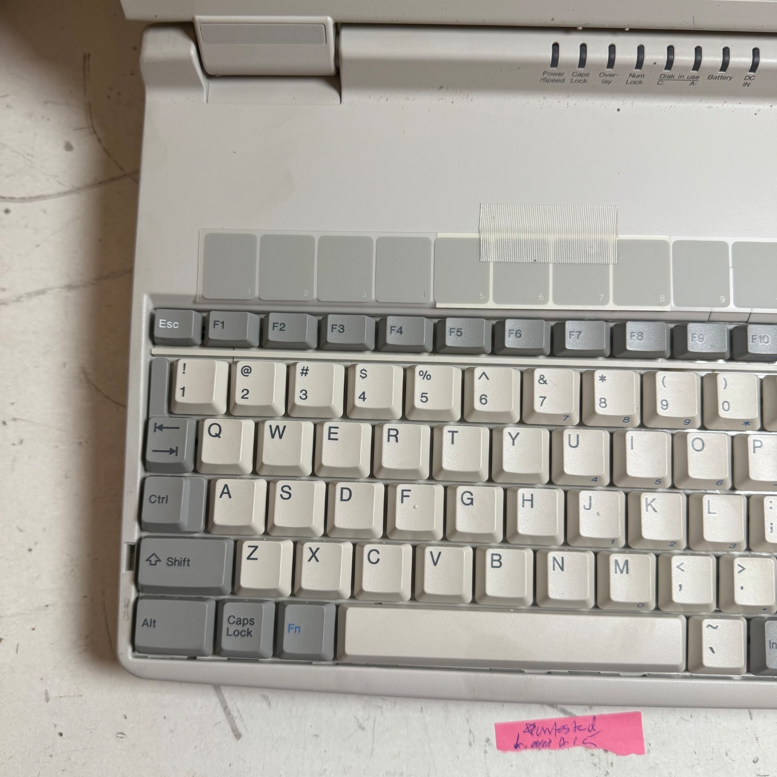 Vintage Toshiba Satellite T1910CS Gray 9.5″ LCD Portable Laptop – Untested