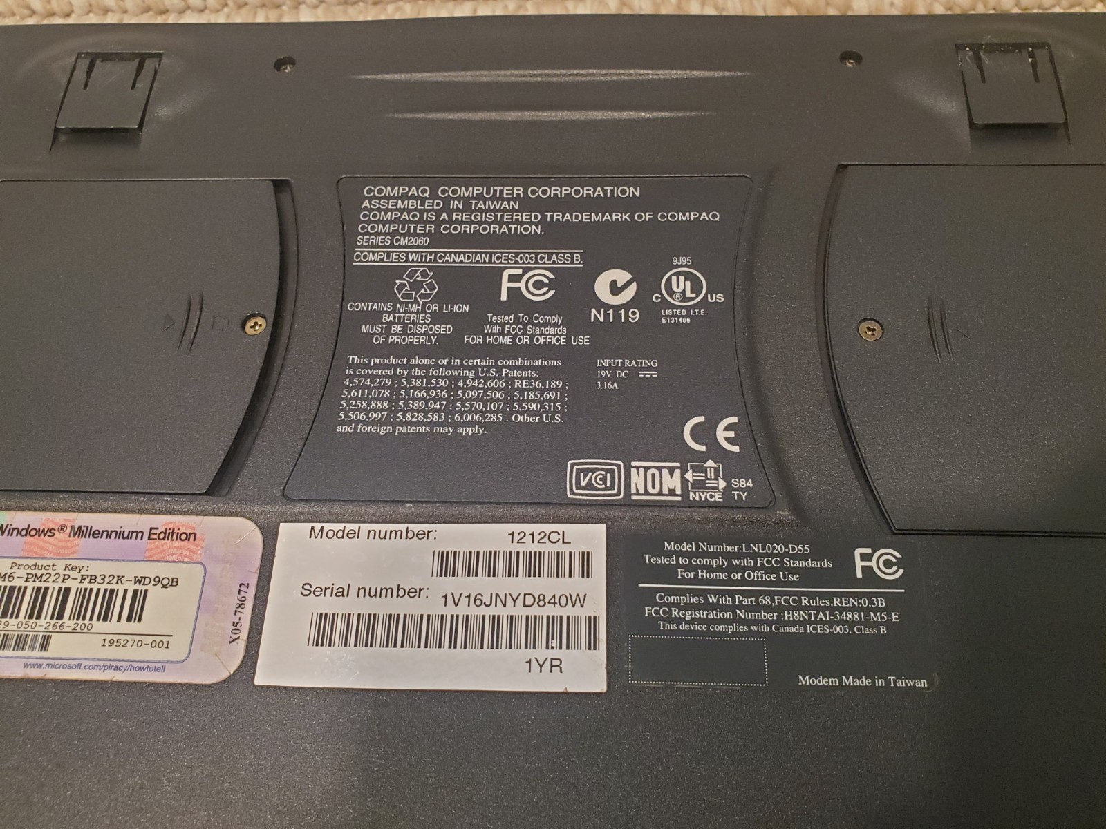 Compaq Presario 1200 Retro Vintage 1998 Laptop – Tested, Works *Bad Battery